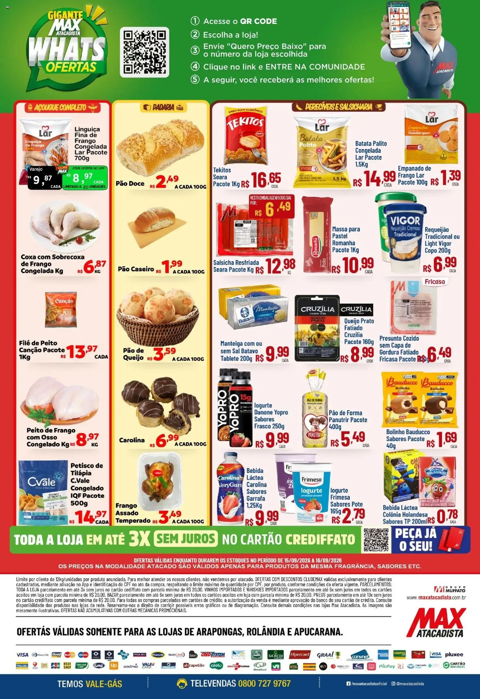 Encarte de Max Atacadista ofertas Feira de 15/09/2026 | Promoções Online 15 de setembro até 16 de setembro 2026 - Pagina 2