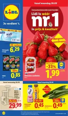 Lidl folder van 28 september tot 4 oktober 2026 - Folder pagina 1