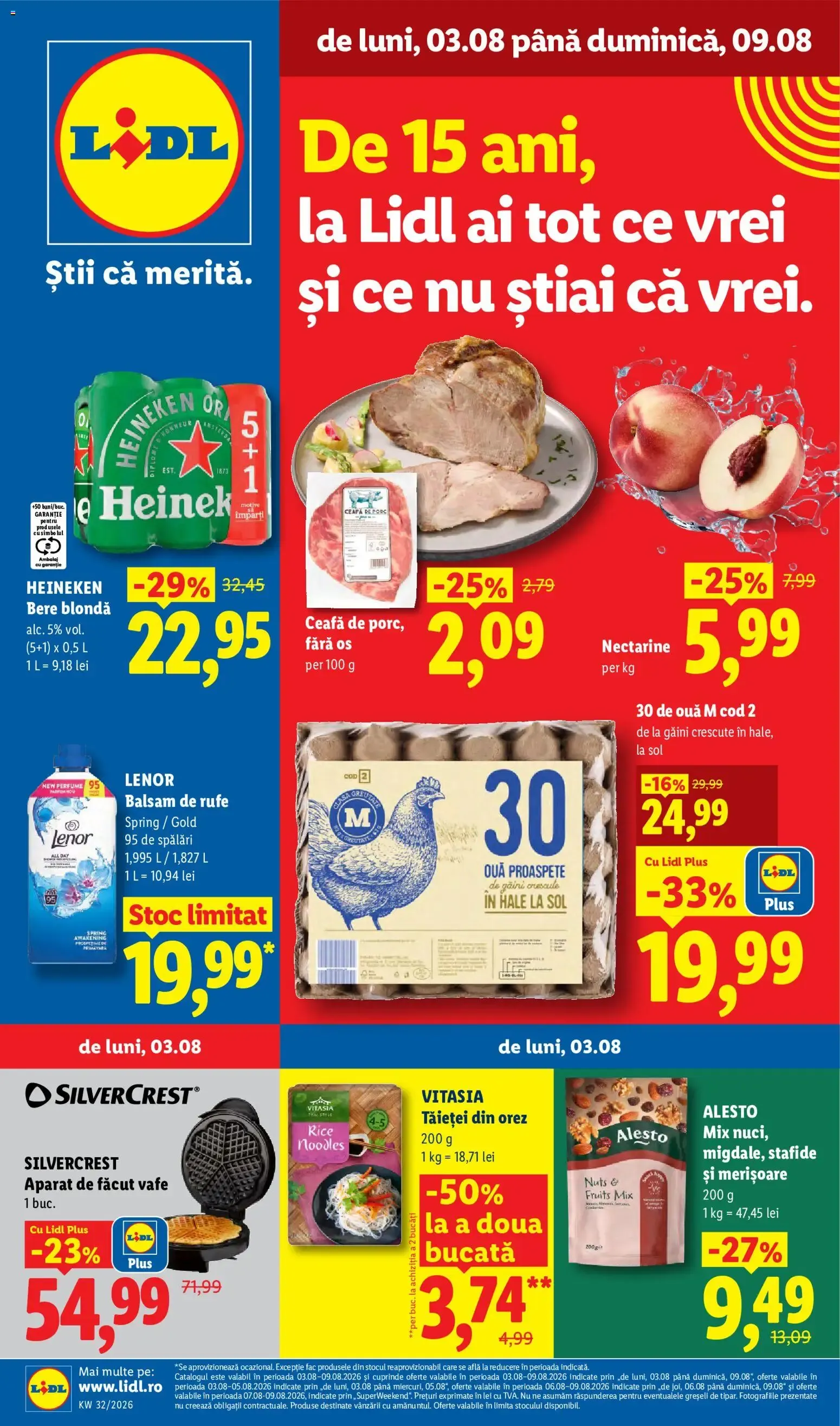 Catalog Catalog LIDL 03.08.2026 - Oferta și Revista online de la 3 august până la 9 august 2026 - Revista Pagina 1