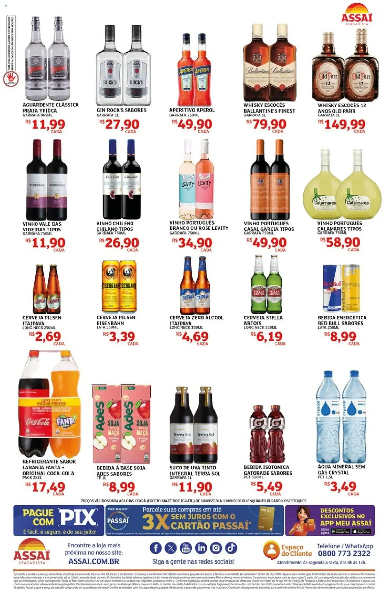 Encarte de Assaí Atacadista ofertas - CE de 10/09/2026 | Promoções Online 10 de setembro até 11 de setembro 2026 - Pagina 2