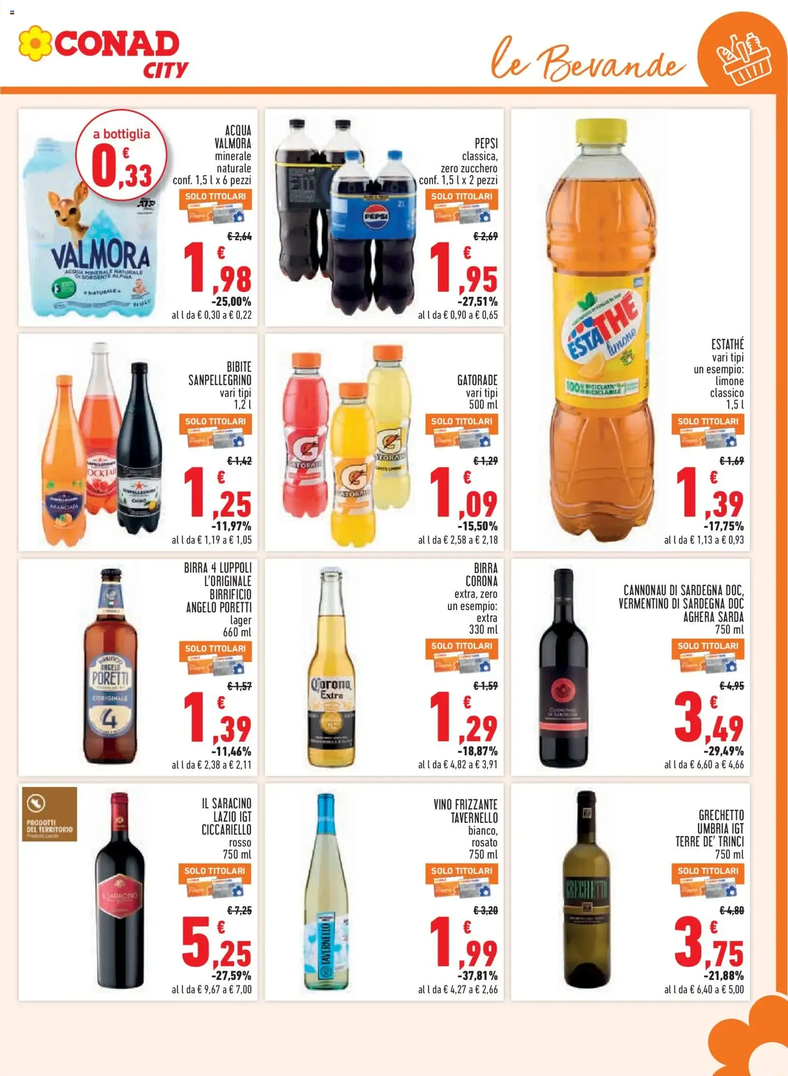 Conad City: I tuoi preferiti, al miglior prezzo da 26 agosto a 8 settembre di 2026 - Pagina del volantino 15