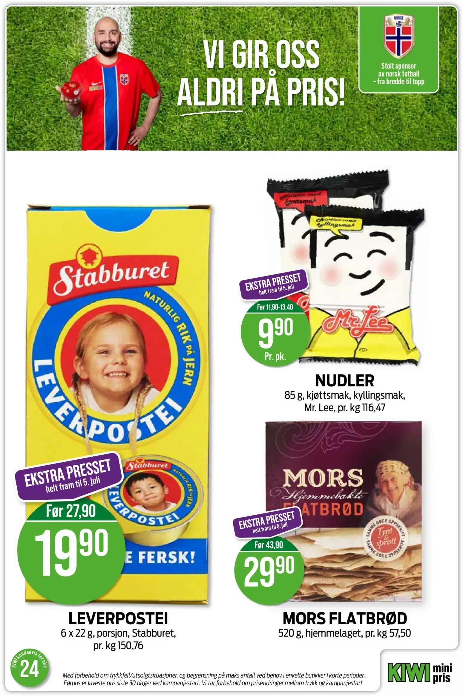 Kiwi kundeavis (08/06/2026 - 14/06/2026) - Kundeavis og tilbud fra 8. juni til 14. juni 2026 - kundeavisside 14