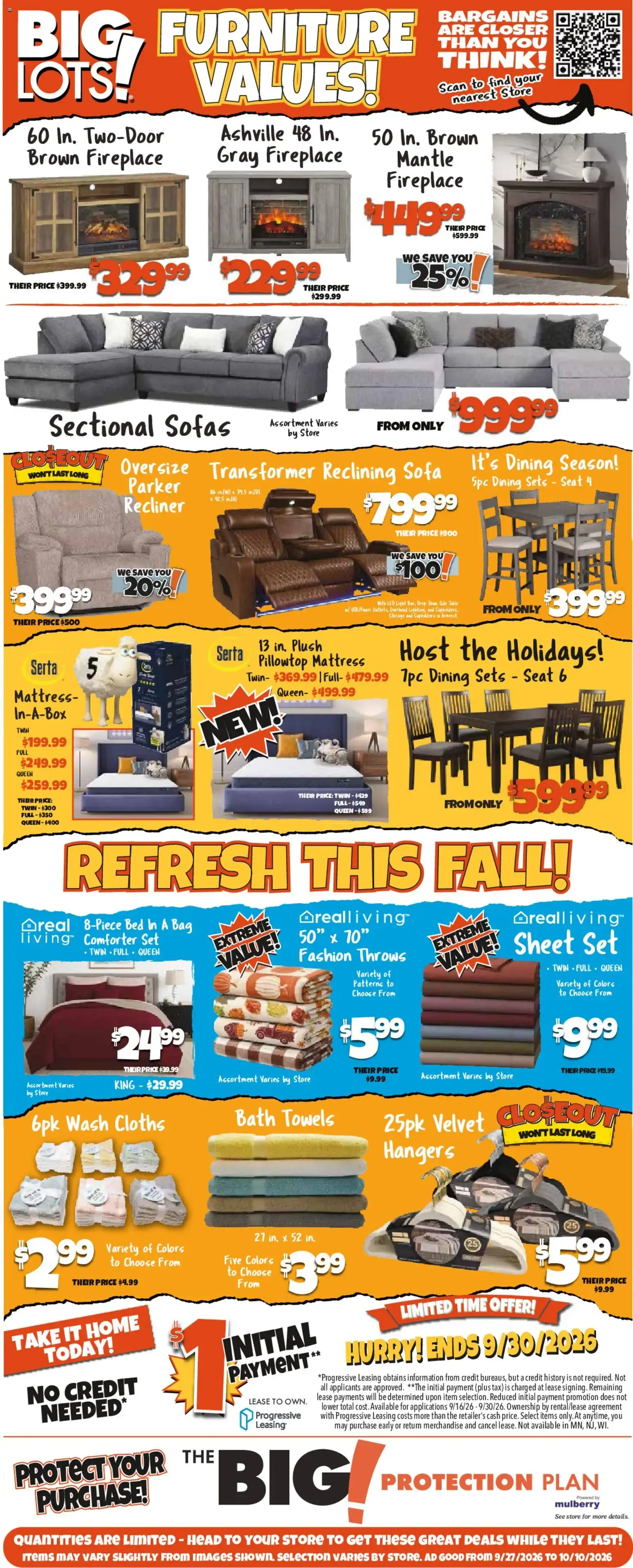 Big Lots Weekly Ad from 09/27/2026 - Flyer