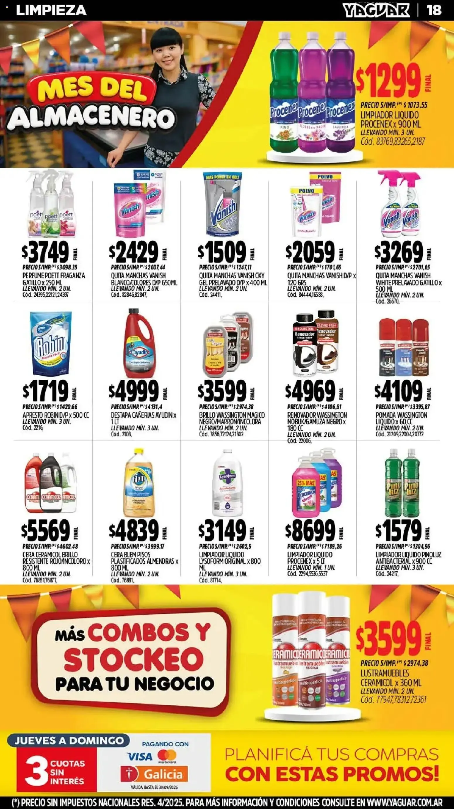 Ofertas de Mayorista Yaguar - Mes del Almacenero 21 de septiembre al 27 de septiembre 2026 - Página 17 del catálogo