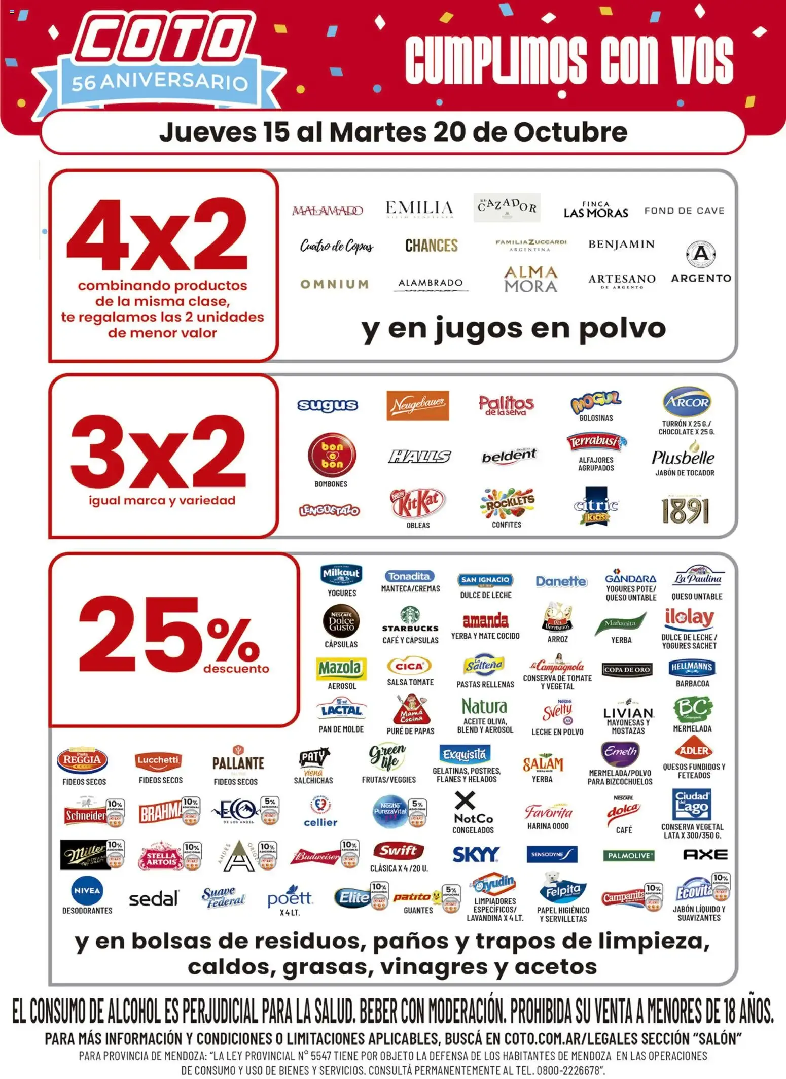 Ofertas de Coto - Salon Marcas B || del 15/10/2026 - 20/10/2026 || Descuentos 15 de octubre al 20 de octubre 2026 - Página 1 del catálogo