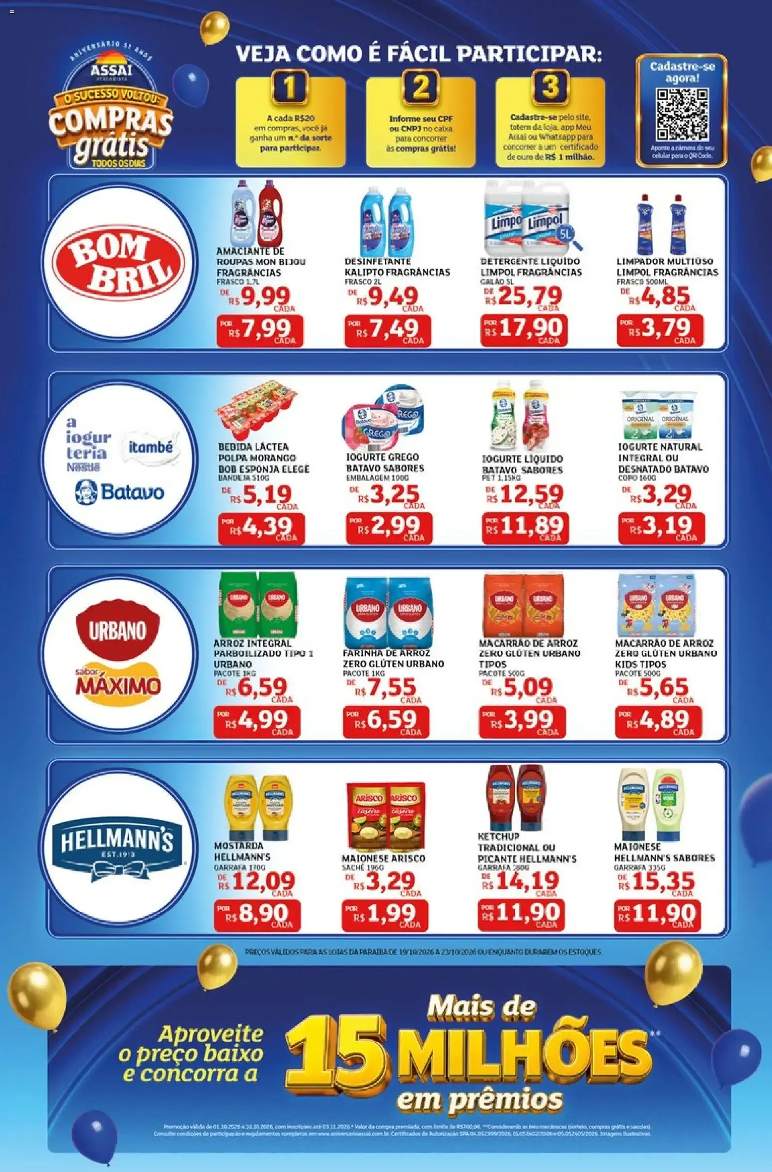 Encarte de Assaí Atacadista ofertas - PB de 19/10/2026 | Promoções Online 19 de outubro até 23 de outubro 2026 - Pagina 3
