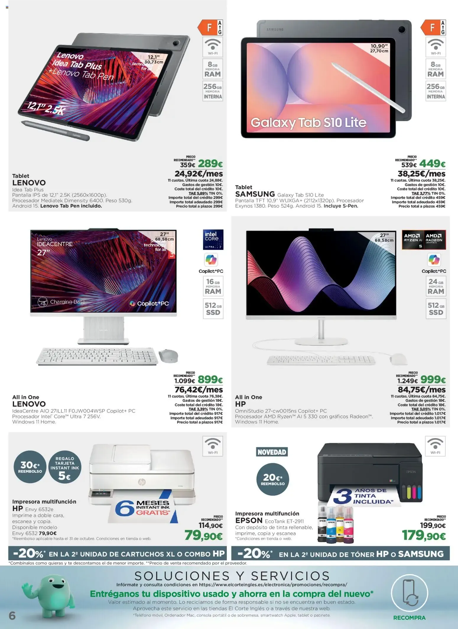 Catálogo de El Corte Inglés Los Tecnoprecios 26/10/2026 │Catálogo 26 de octubre al 1 de noviembre 2026 - Página 6