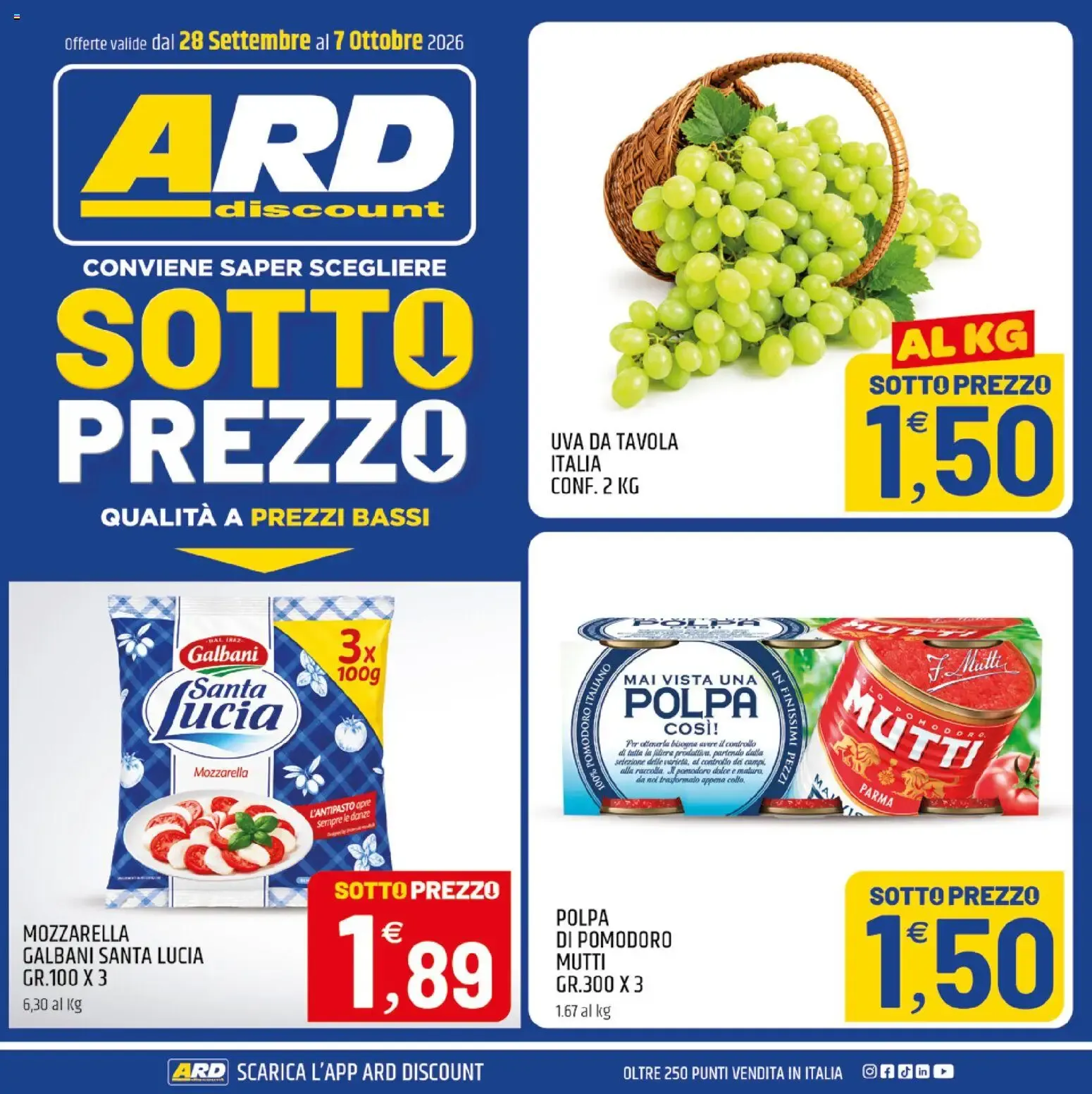 Nuovo ARD Discount volantino Sardegna dal 28/09/2026 > offerte anteprima 🛍️ da 28 settembre a 7 ottobre di 2026 - Pagina del volantino 1