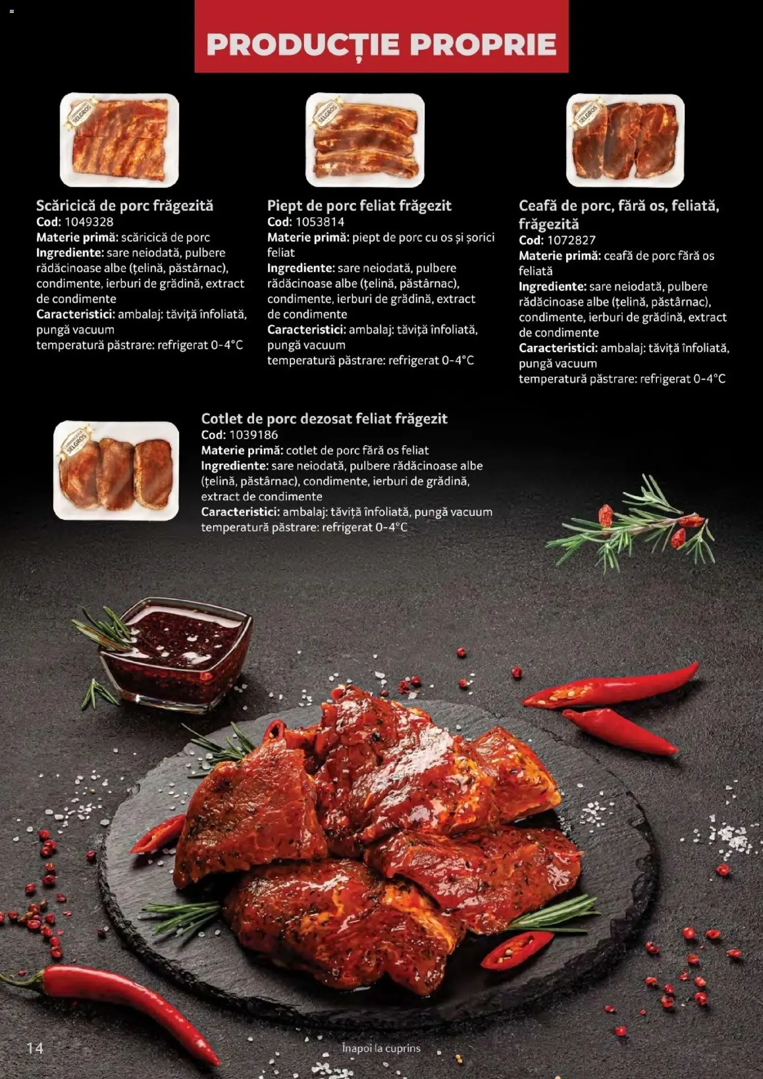Catalog Selgros Catalog Carne de la 25 martie până la 31 martie 2027 - Revista Pagina 14