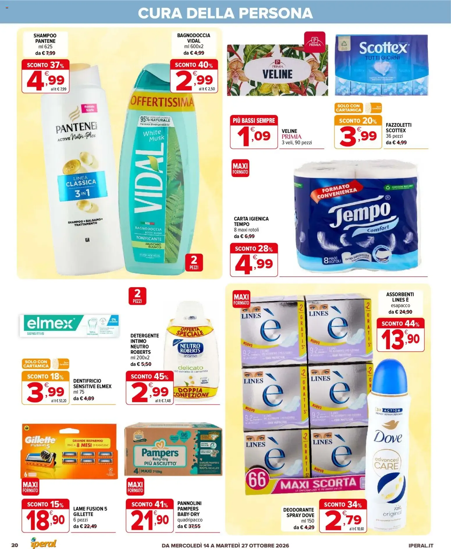 Iperal Supermercati - Affari a 1, 2, 3 Euro da 14 ottobre a 27 ottobre di 2026 - Pagina del volantino 20