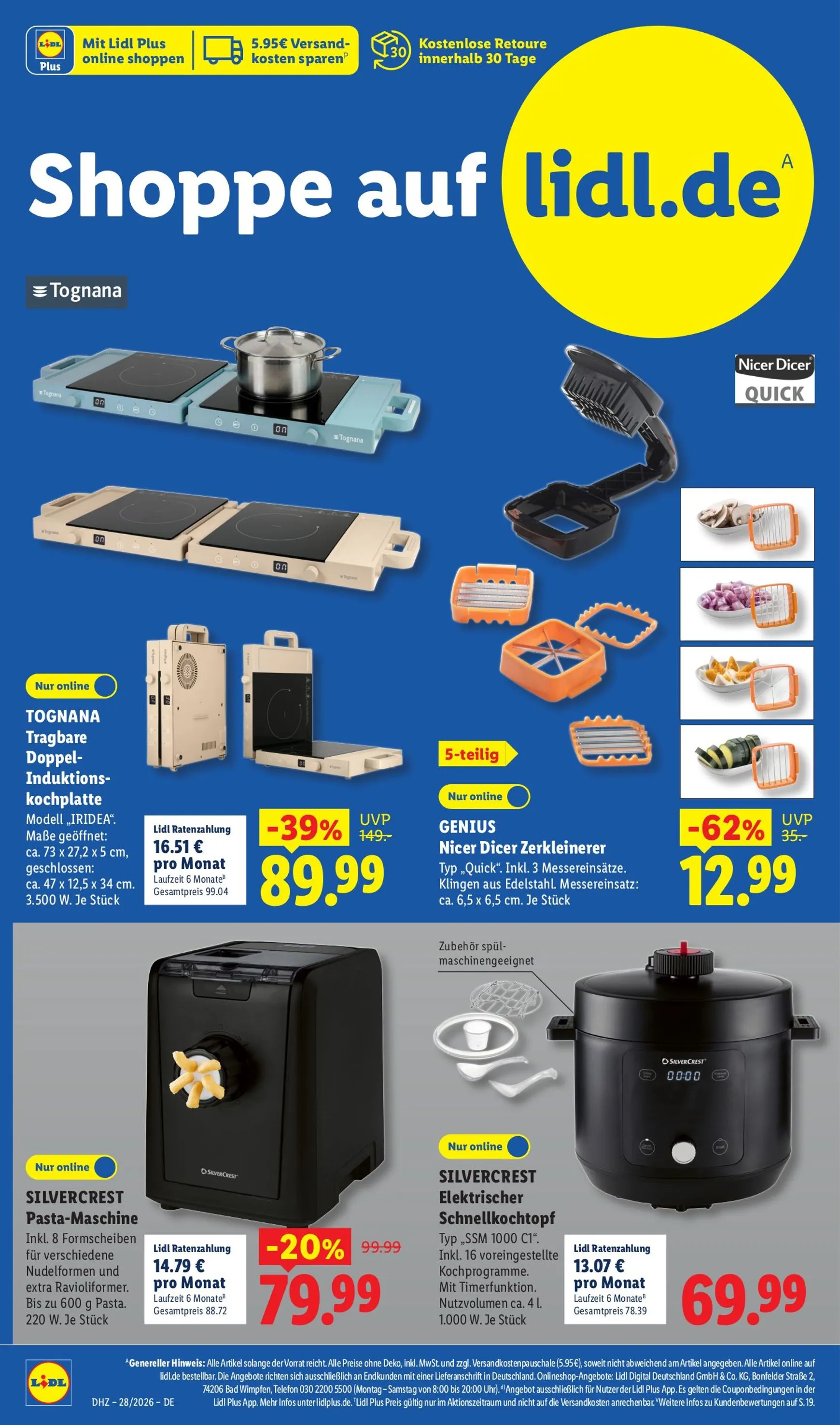 Lidl - Angebot der Woche Prospekt nächste Woche – von Montag 06.07.2026 bis Samstag 11.07.2026 von 6. Juli bis 11. Juli 2026 - Prospekt seite 2
