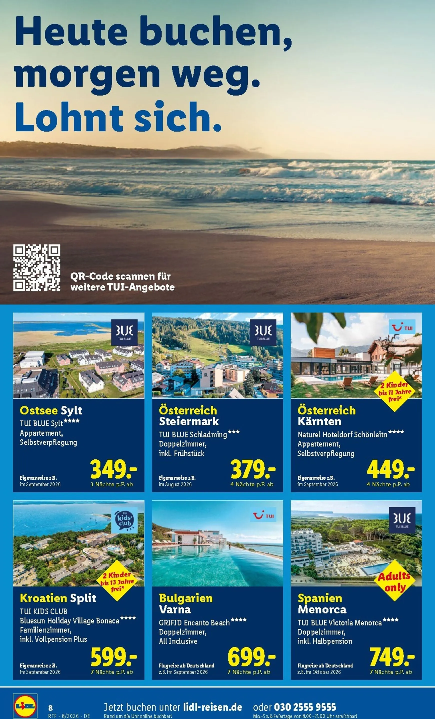 Lidl Kultur erleben & Sonne tanken von 12. August bis 15. September 2026 - Prospekt seite 8