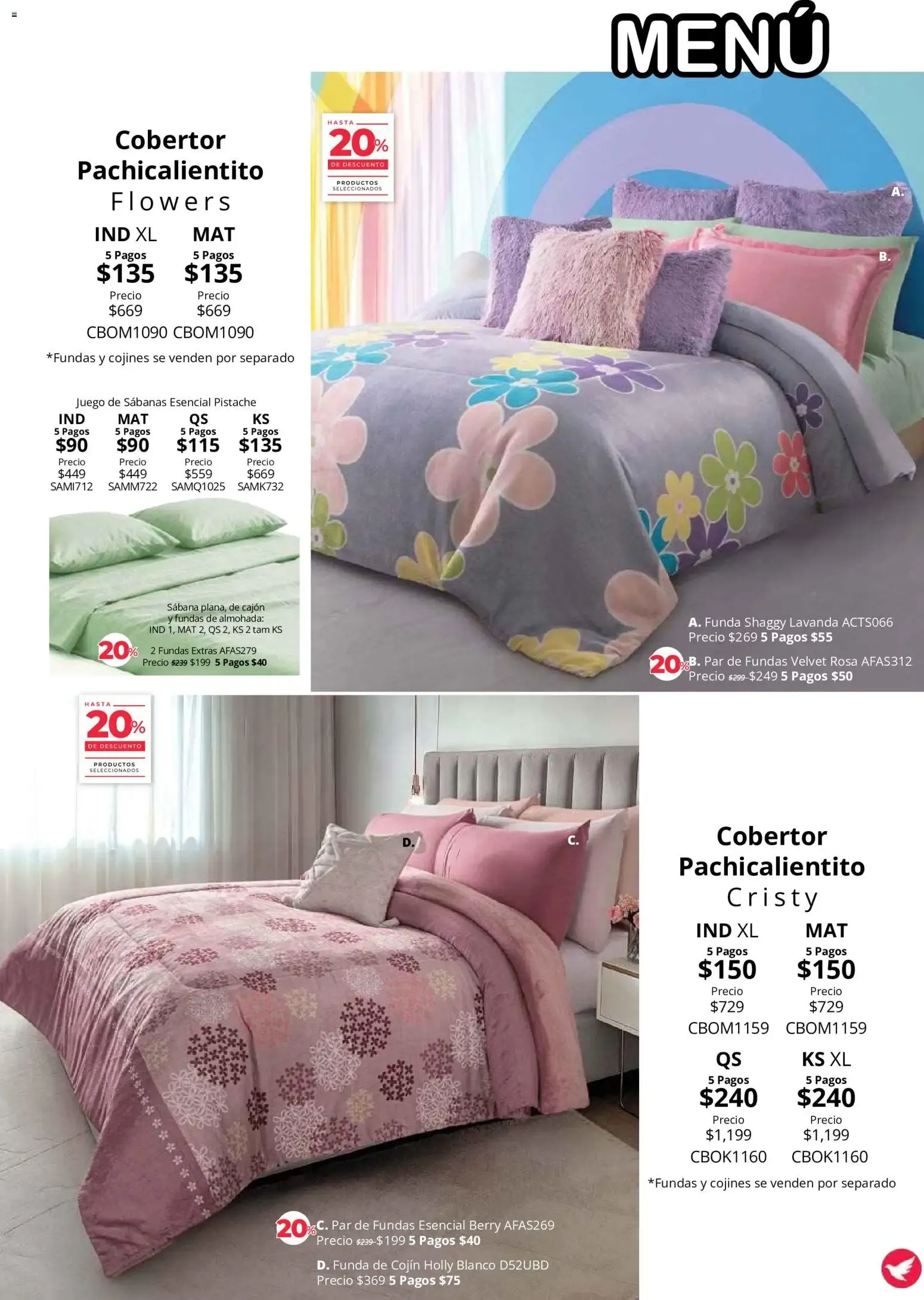 Catálogo de Colchas Concord catálogo Colección Cobertor (01/08/2026 - 31/10/2026) - catálogo en línea 1 de agosto al 31 de octubre 2026 - Pagina 18