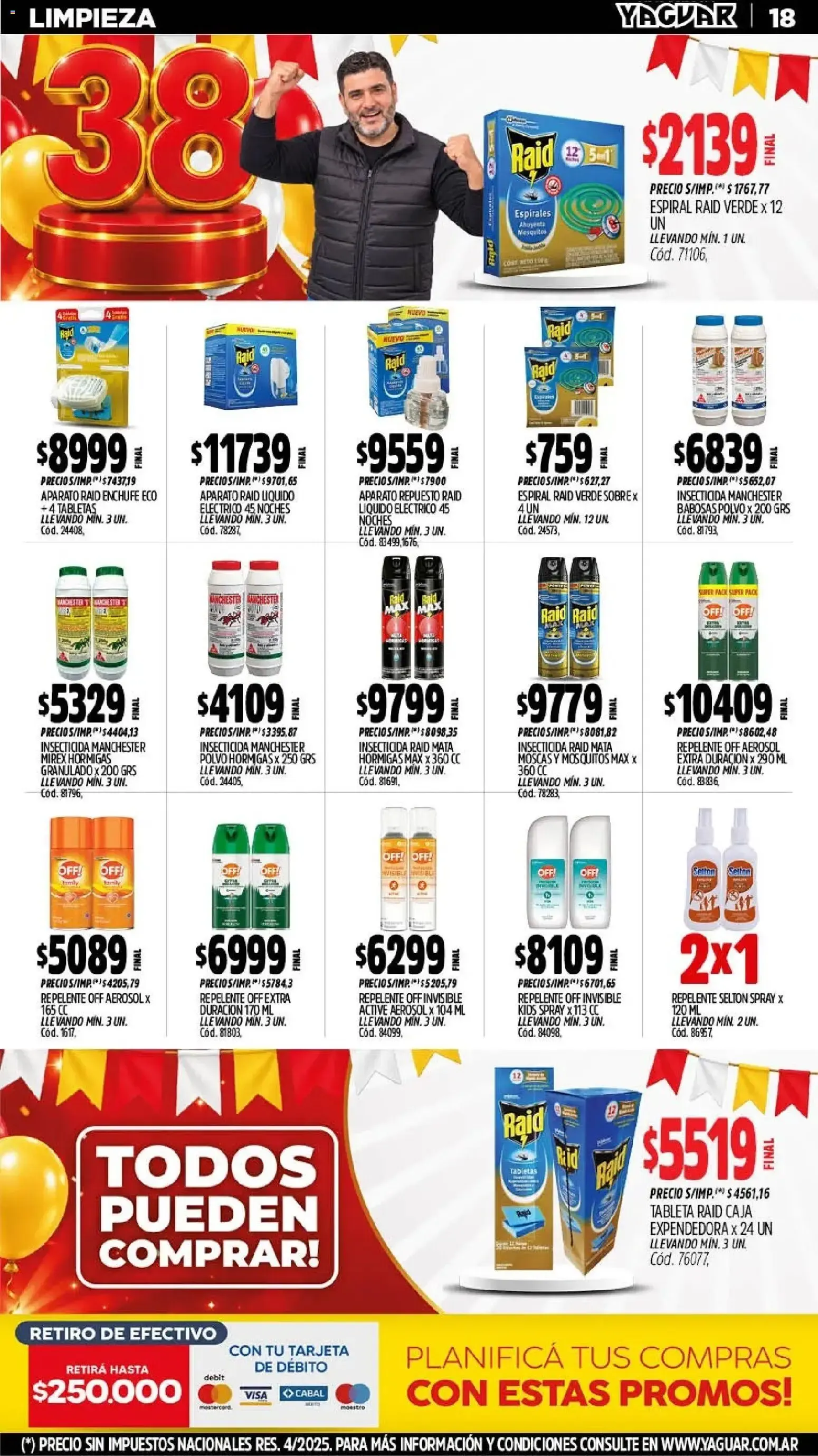 Ofertas de Yaguar Mayorista - El Cumple del Año 38 26 de octubre al 1 de noviembre 2026 - Página 20 del catálogo