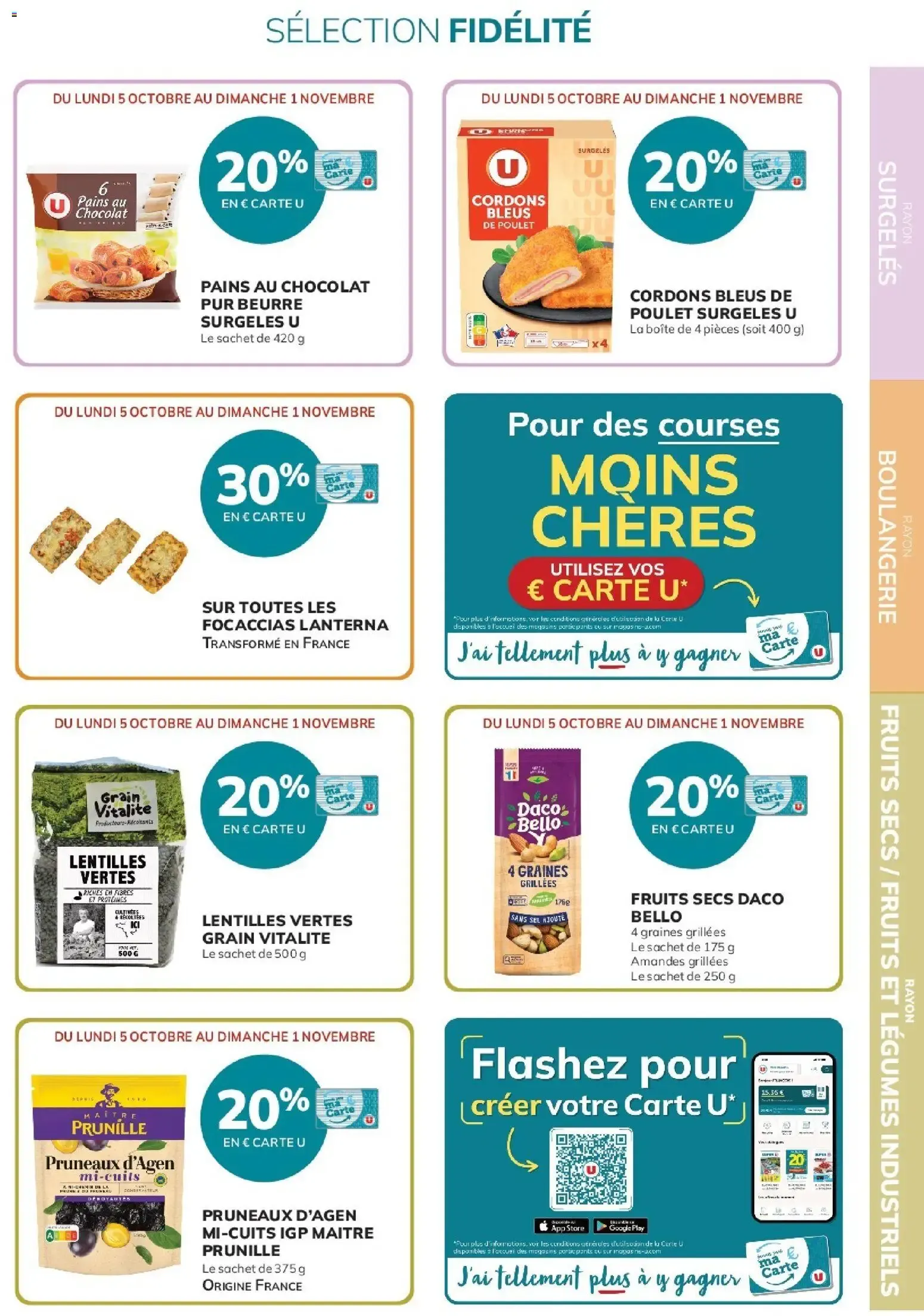 20% reversés sur votre Carte U du 5 octobre au 1 novembre 2026 - Catalogue page 19