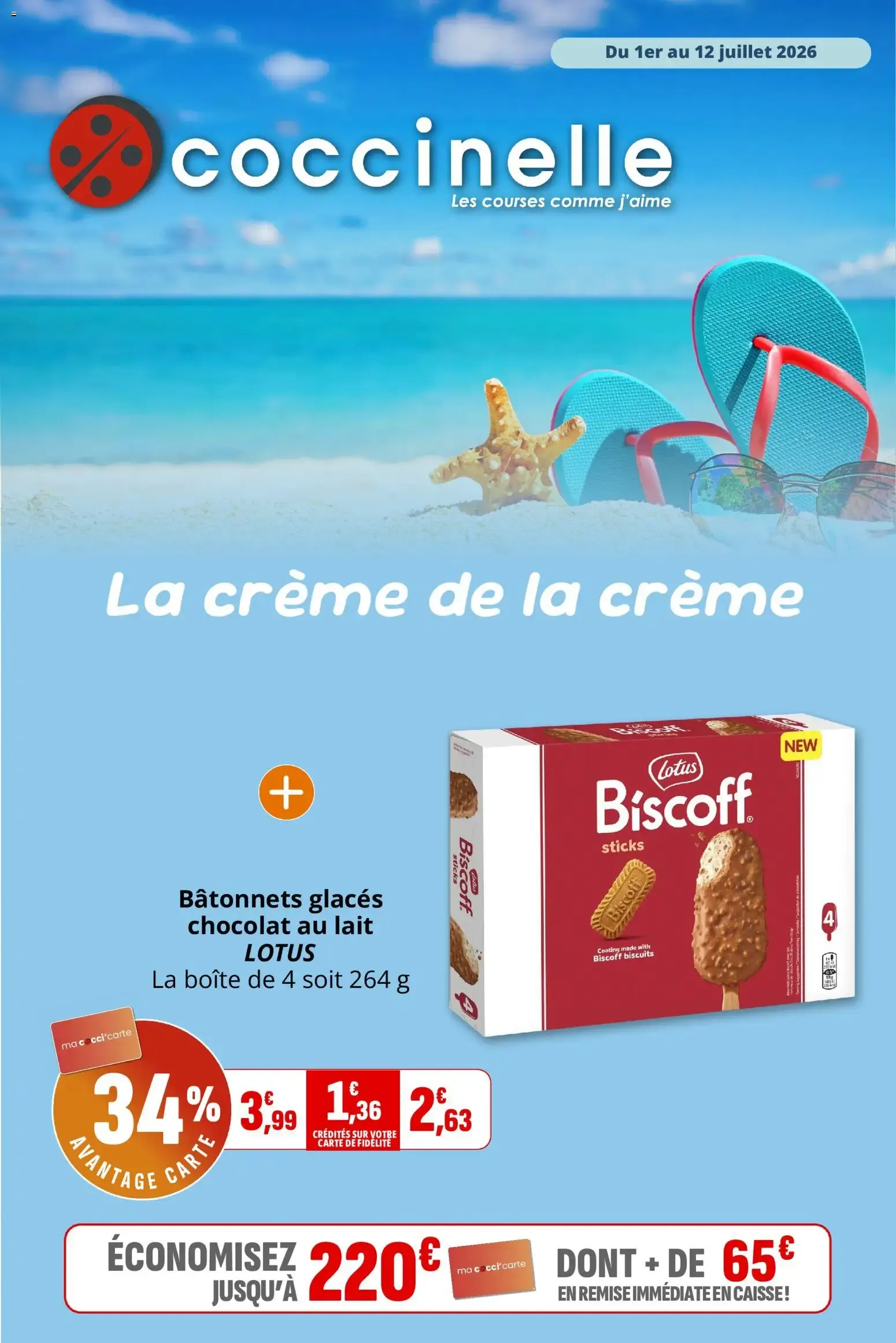 Coccinelle - Les courses comme j'aime du 1 juillet au 12 juillet 2026 - Catalogue page 1