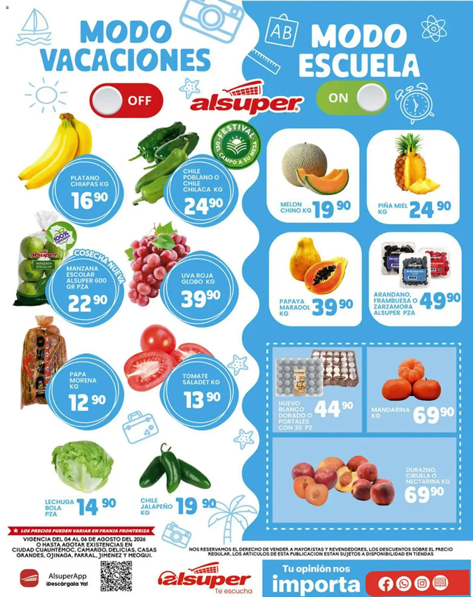 Catálogo de MODO VACACIONES MODO ESCUELA 4 de agosto al 6 de agosto 2026 - Pagina 1