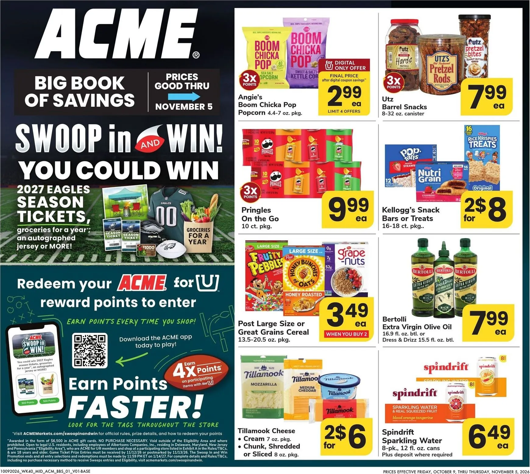 Current ACME - Big Book of Savings leaflet valid from Friday 10/09/2026 to Thursday 11/05/2026