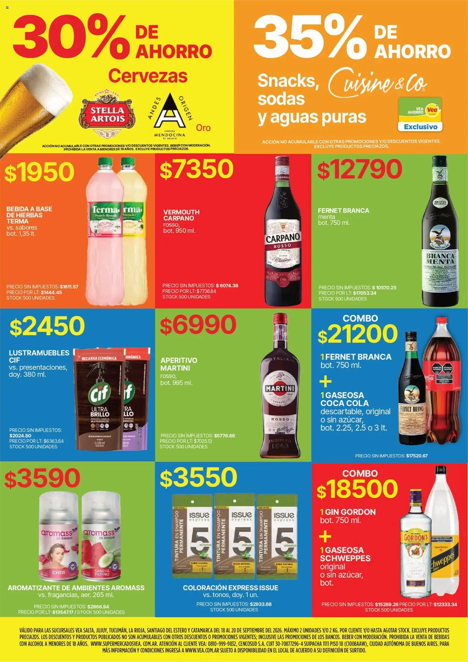 Ofertas de Vea - Fin de semana de ahorro del 18/09/2026 - 21/09/2026 18 de septiembre al 21 de septiembre 2026 - Página 8 del catálogo