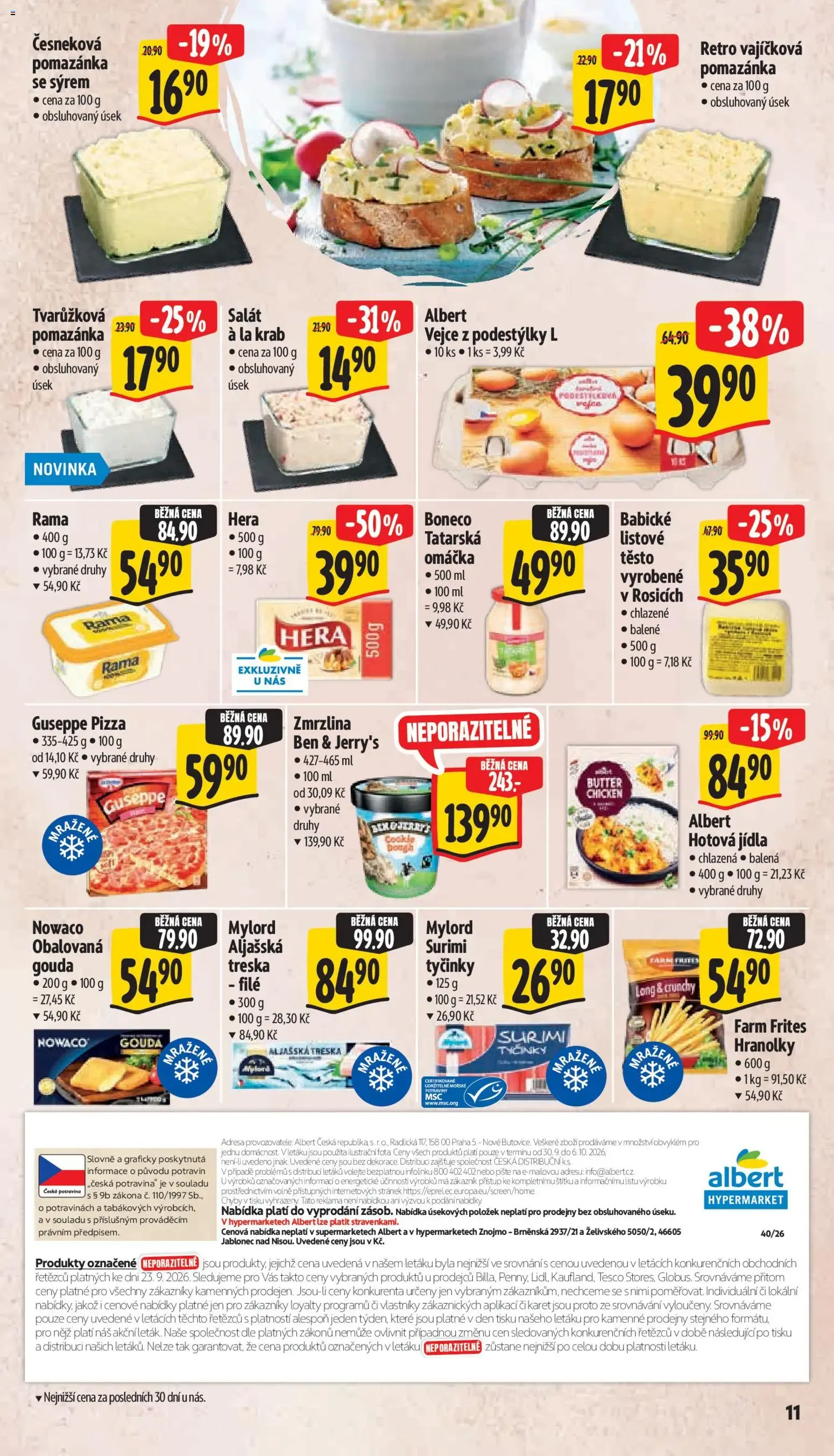Albert leták - Hypermarket od 30.09.2026 - Akční leták - 30. září 6. října 2026 - Page 17