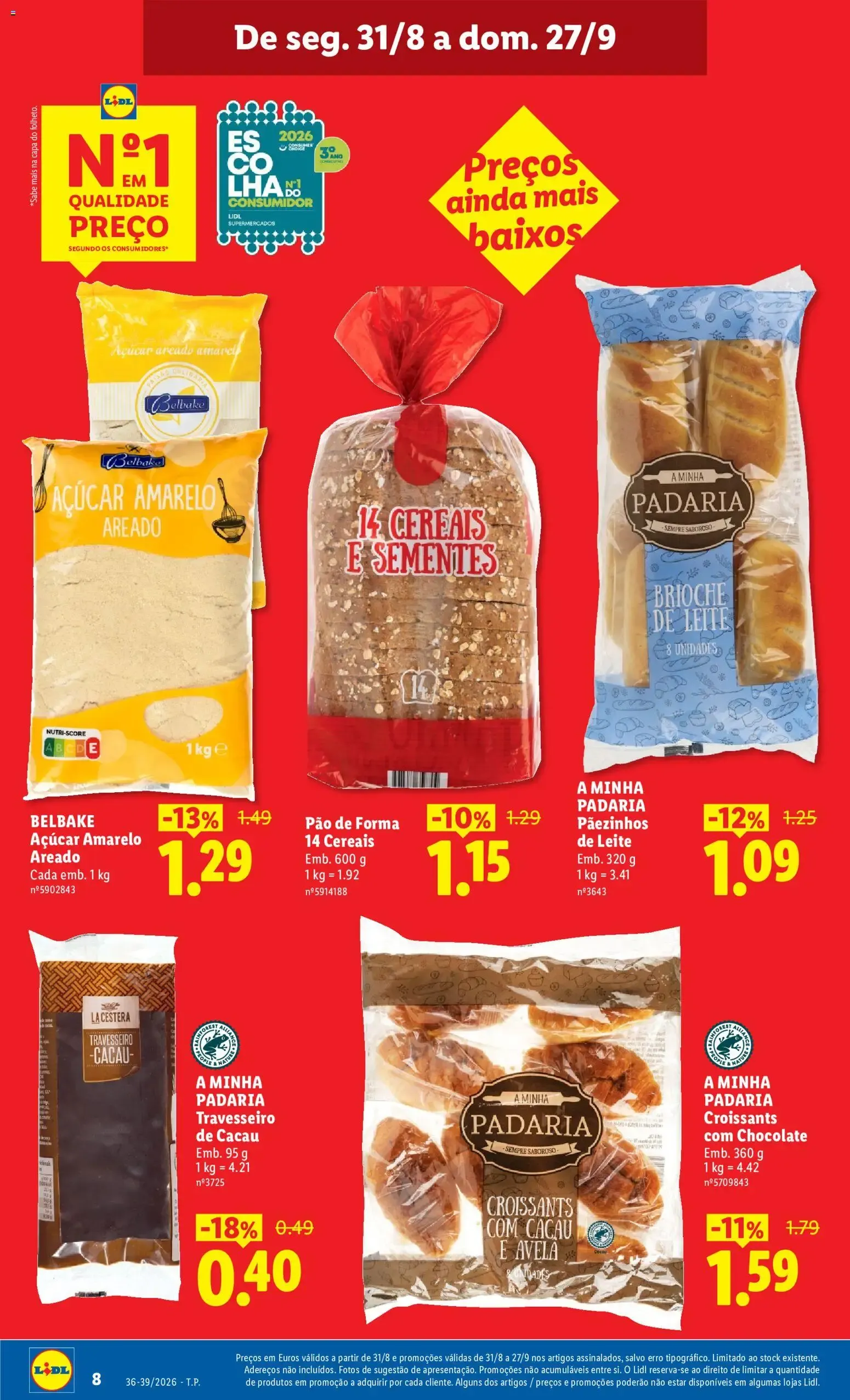 Folheto Lidl: Em setembro, baixar ainda mais os preços vale mesmo a pena. de 1 de setembro até 27 de setembro 2026 - Pagina 8