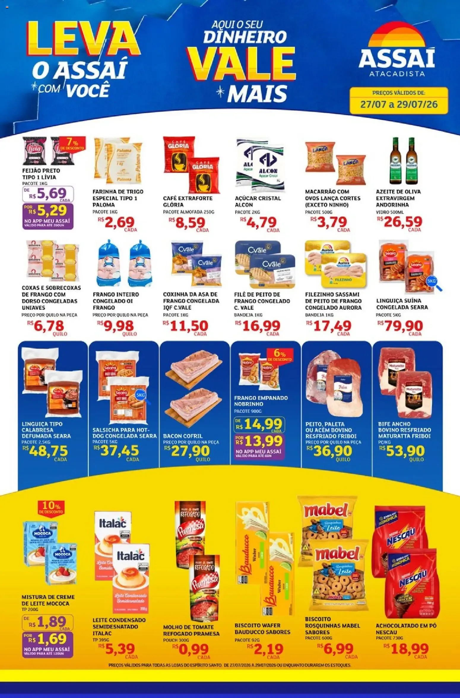 Encarte de Assaí Atacadista ofertas - ES de 27/07/2026 | Promoções Online 27 de julho até 29 de julho 2026 - Pagina 1
