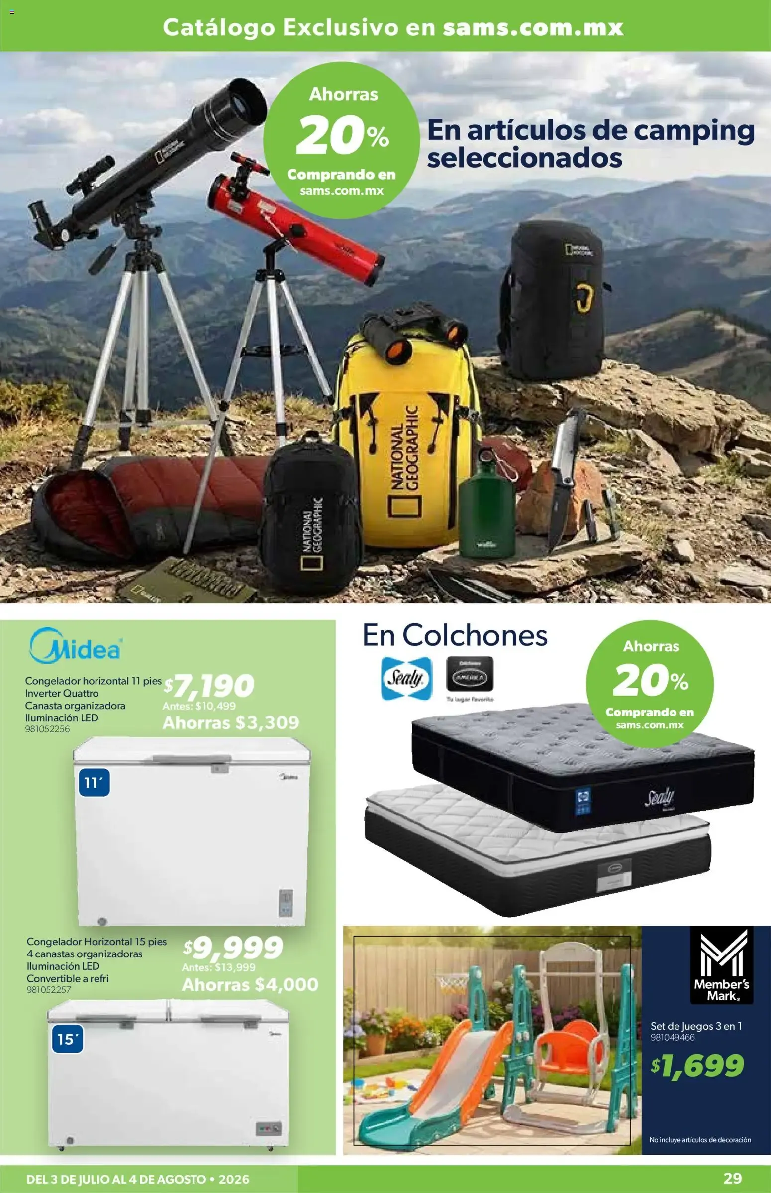 Catálogo de Sam's Club 3 de julio al 4 de agosto 2026 - Pagina 29