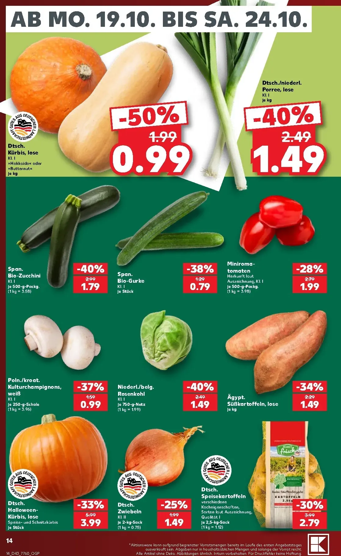 Kaufland Prospekt nächste Woche – von Montag 19.10.2026 bis Samstag 24.10.2026 von 19. Oktober bis 24. Oktober 2026 - Prospekt seite 15