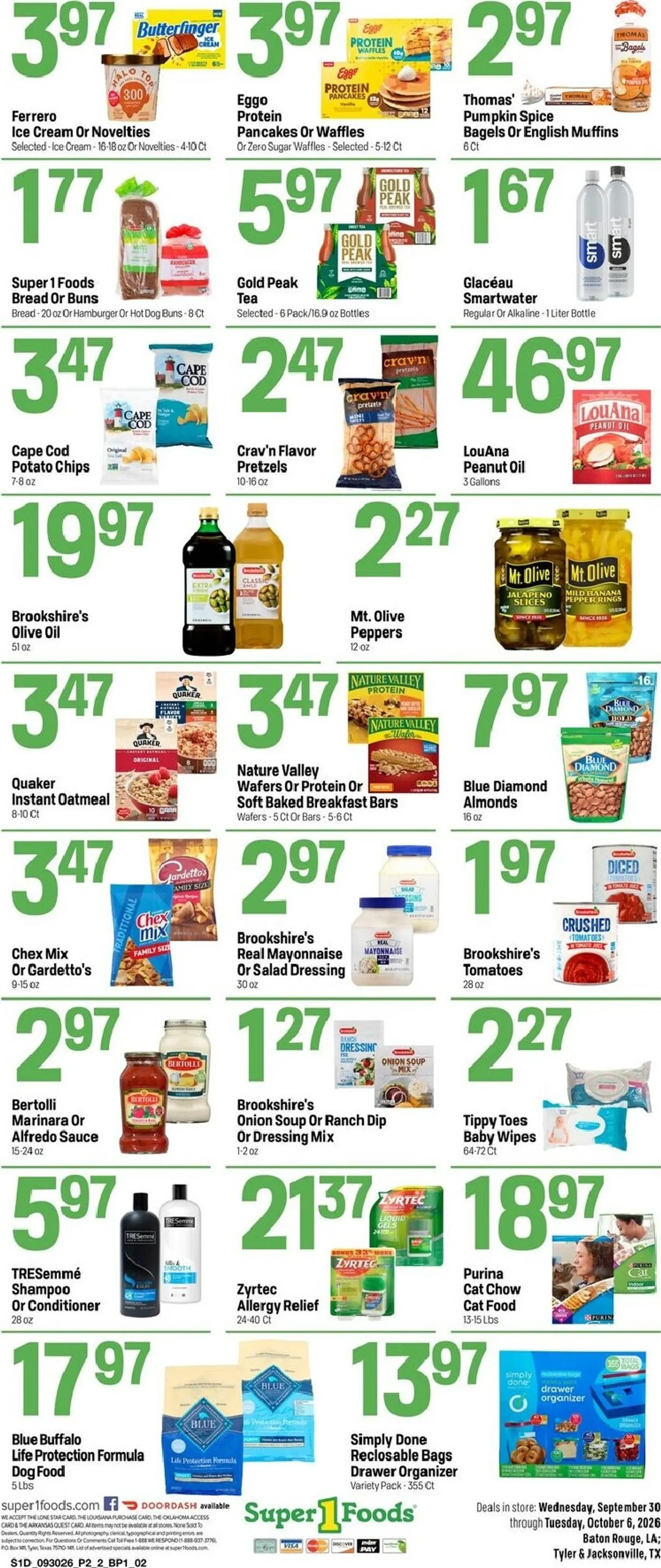 Weekly ad Current Super 1 Foods - Hot Sheet leaflet valid from Wednesday 09/30/2026 to Tuesday 10/06/2026 from September 30 to October 6 2026 - Page 4