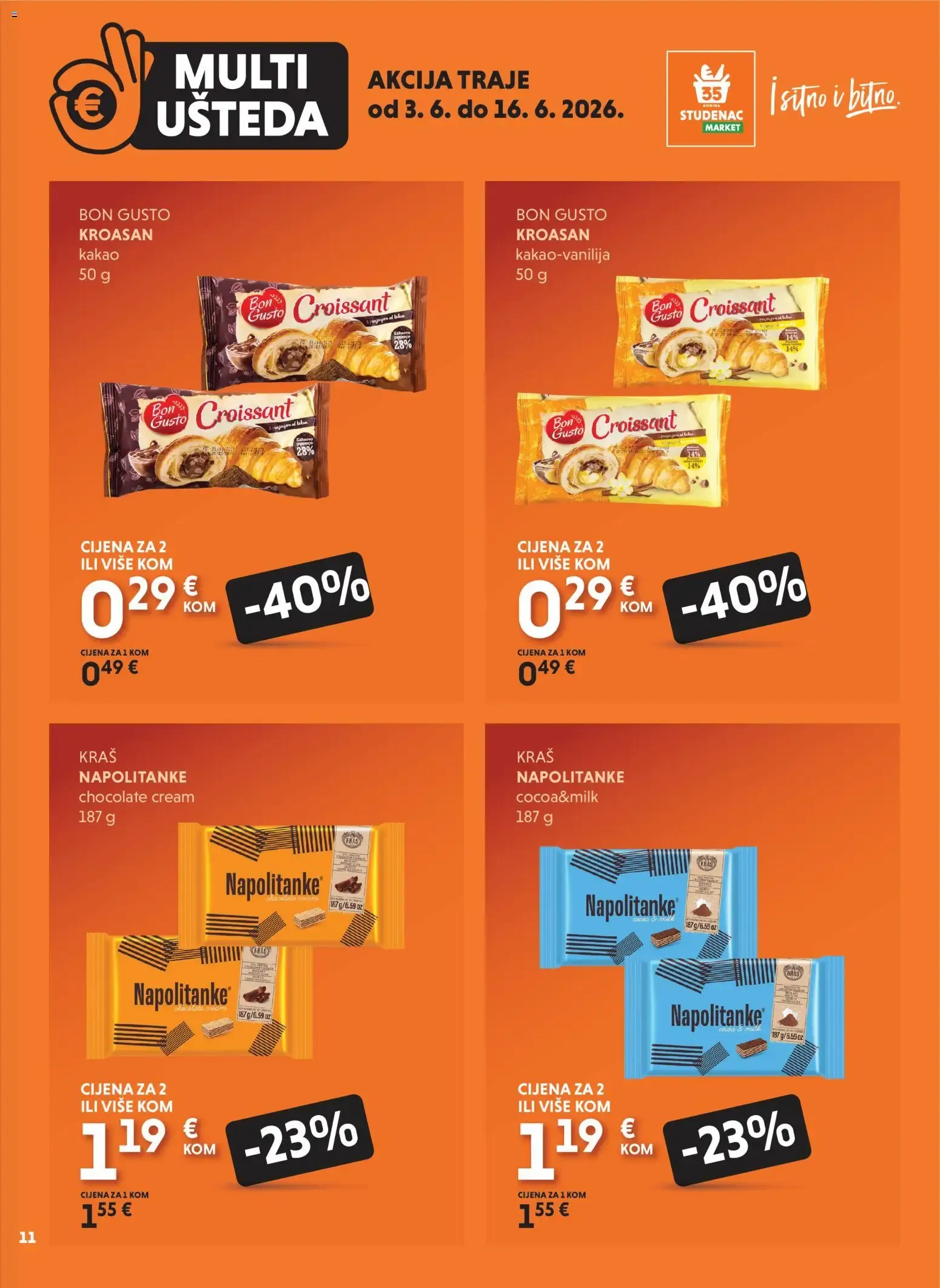 Katalog UZMI VIŠE, PLATI MANJE od 3. lipnja do 16. lipnja 2026. - Pregled Stranica 11