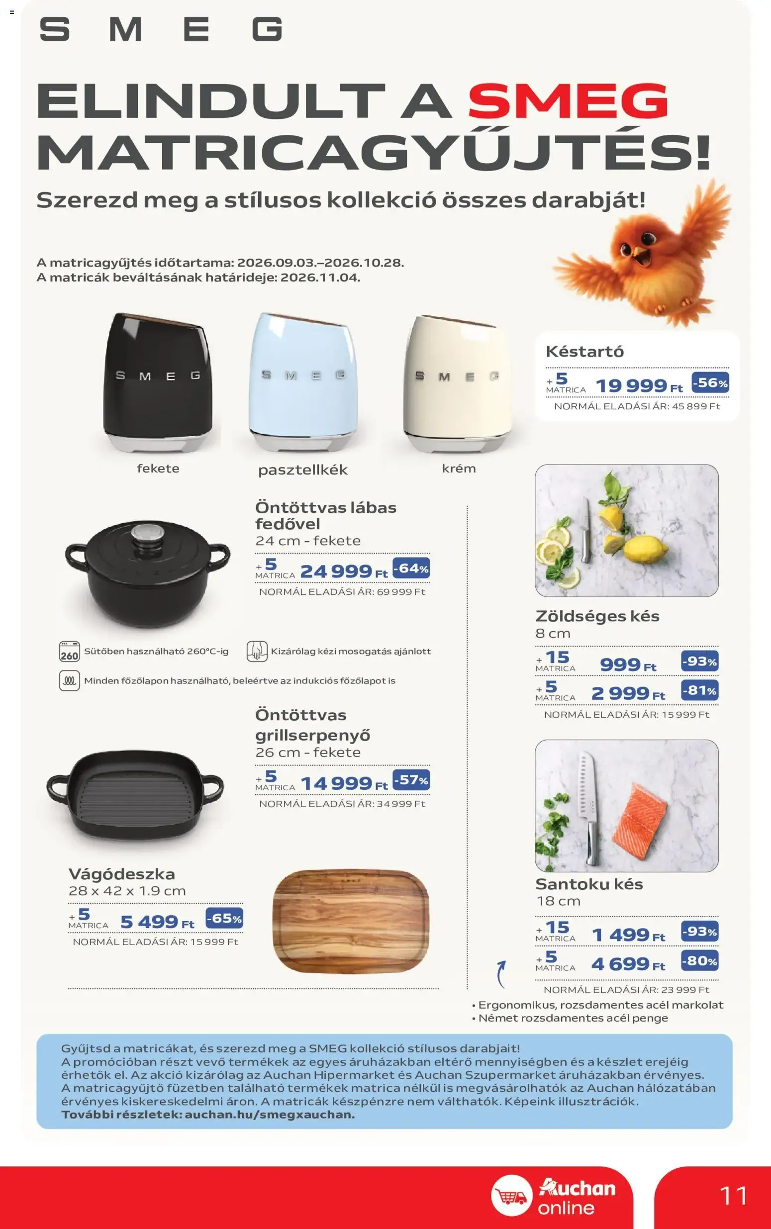 Katalógus Auchan Szupermarket akciós újság - 2026.09.24. -tól/töl > akció, lapozható szórólap 🛍️ szeptember 24.-tól szeptember 30.-ig 2026. - Oldal 11
