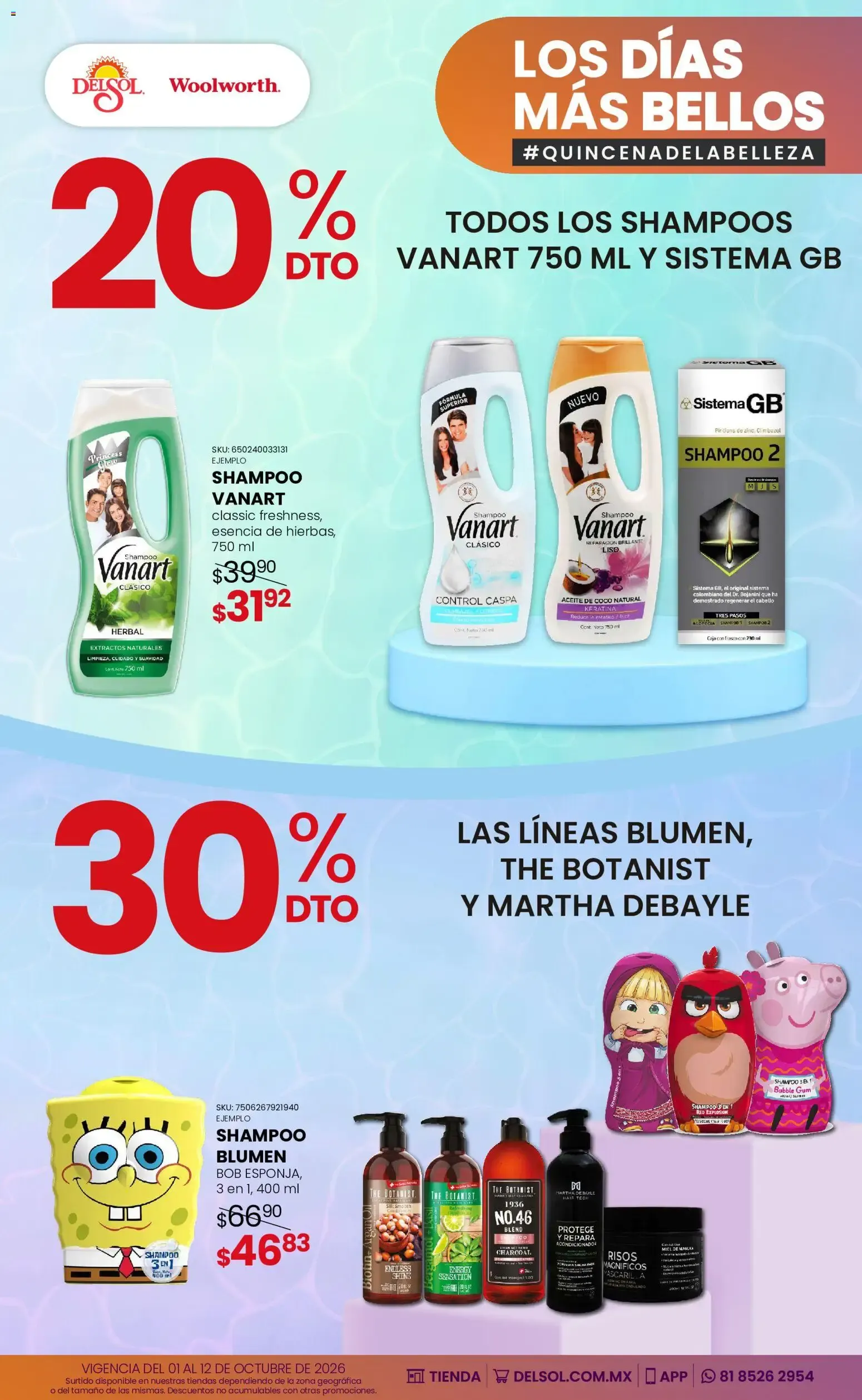 Catálogo de Del Sol y Woolworth catálogo Los días más bellos - Quincena Belleza (01/10/2026 - 12/10/2026) - catálogo en línea 1 de octubre al 12 de octubre 2026 - Pagina 5