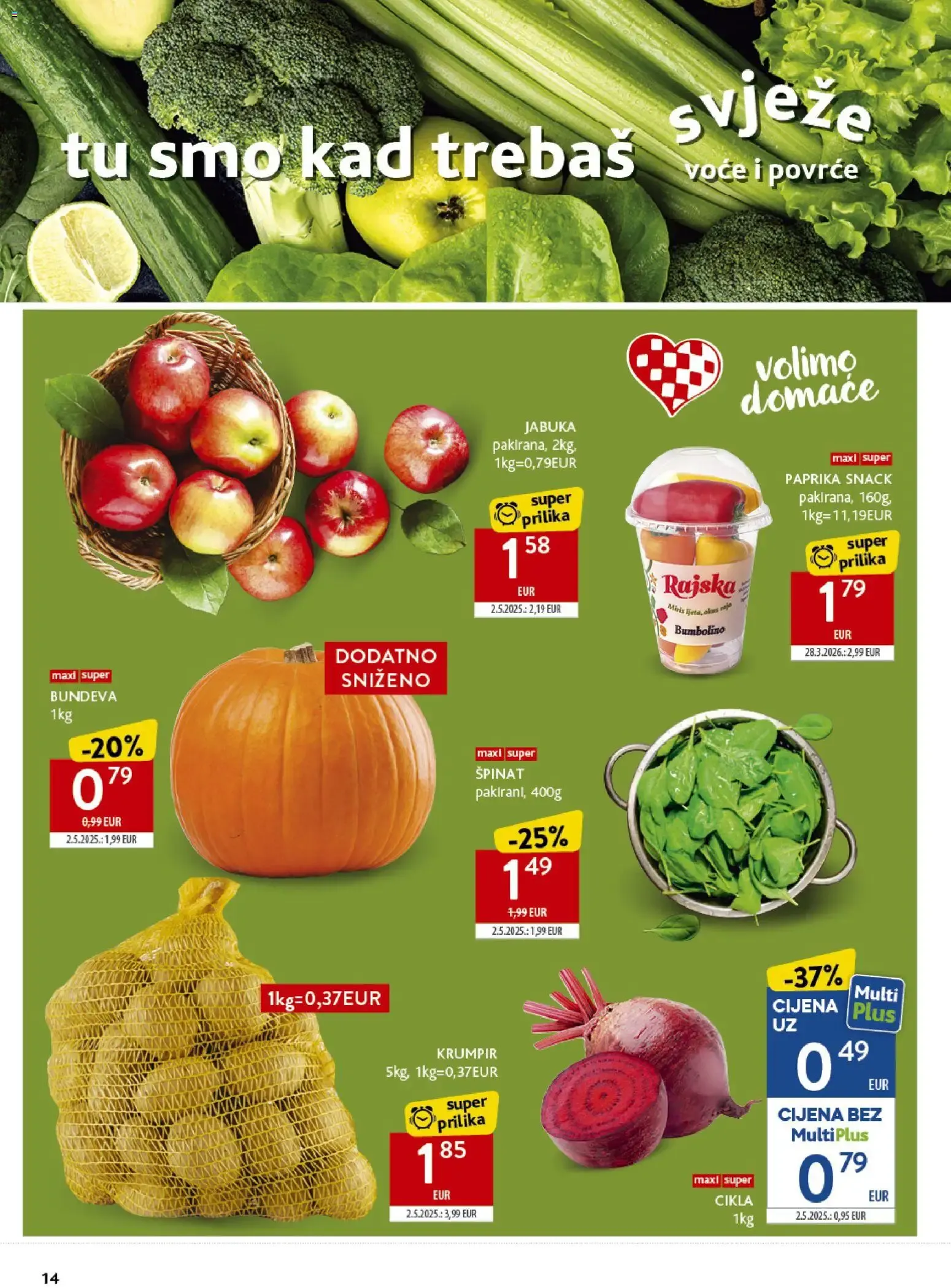 Katalog Konzum Katalog 43 / 2026 od 21. listopada do 27. listopada 2026. - Pregled Stranica 14
