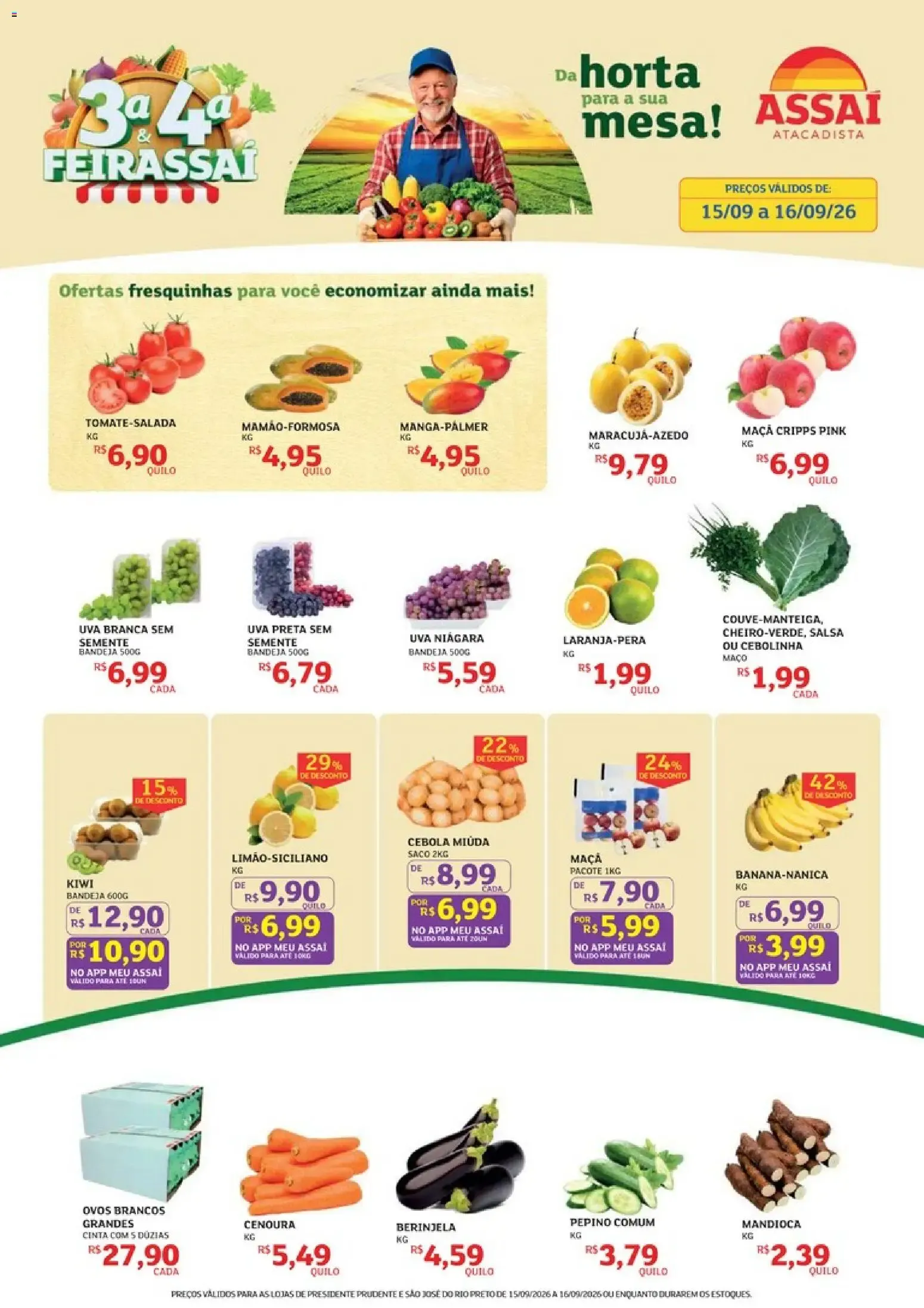Encarte de Assaí Atacadista ofertas - SP de 15/09/2026 | Promoções Online 15 de setembro até 16 de setembro 2026 - Pagina 1