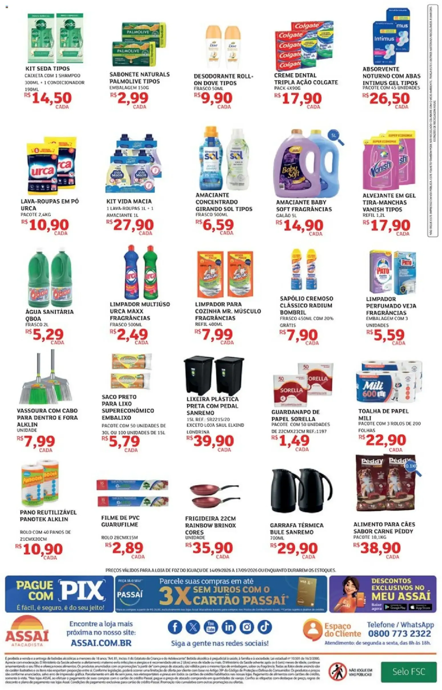 Encarte de Assaí Atacadista ofertas - PR de 14/09/2026 | Promoções Online 14 de setembro até 17 de setembro 2026 - Pagina 4
