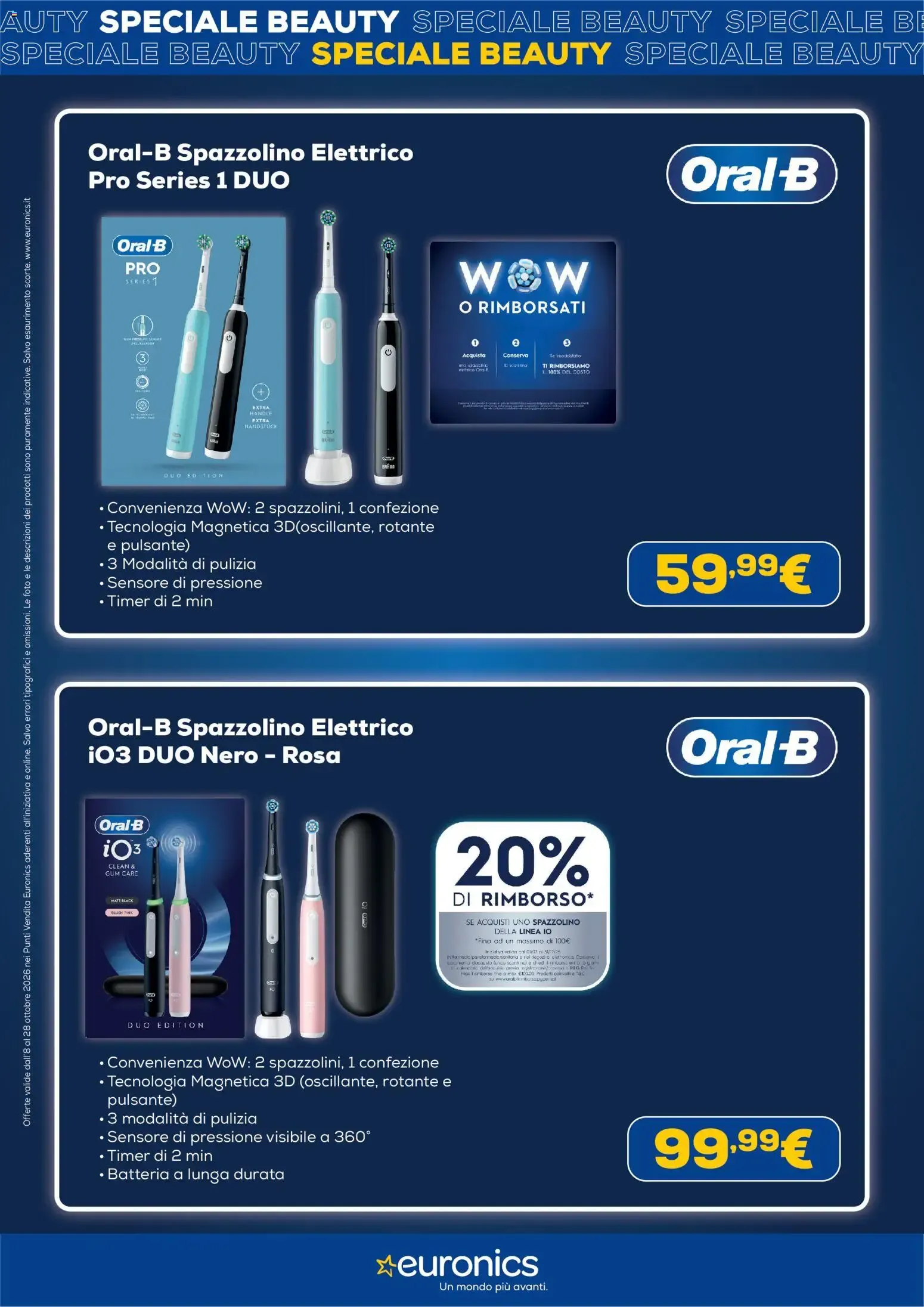 Euronics TECH Speciale Beauty da 8 ottobre a 28 ottobre di 2026 - Pagina del volantino 9