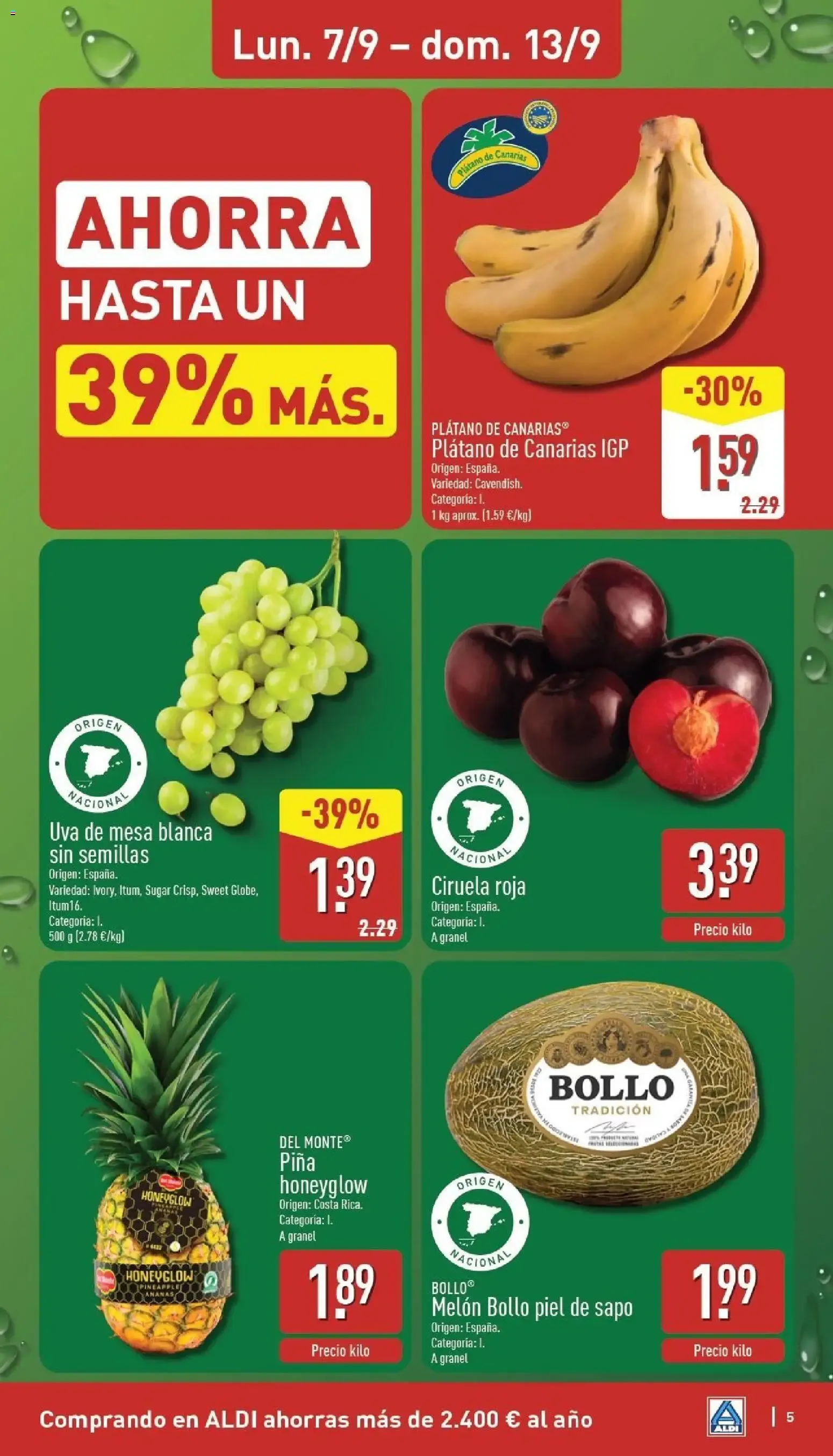 Catálogo de Aldi folleto Baleares del 07/09/2026 | Catálogo 7 de septiembre al 13 de septiembre 2026 - Página 5