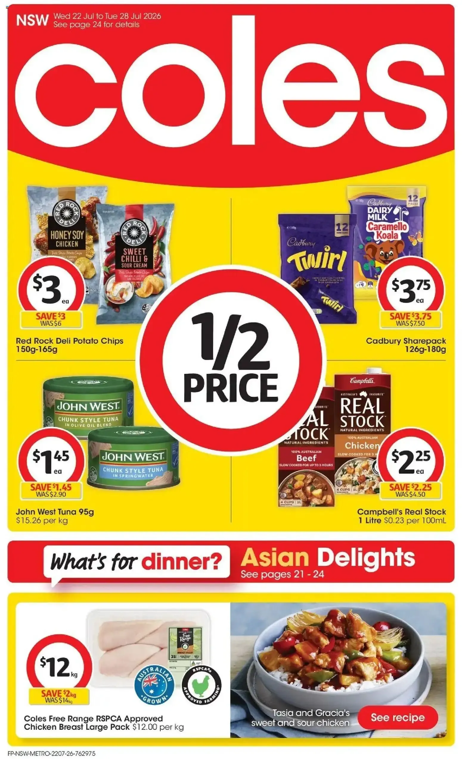 Coles catalogue valid from 22/07/2026 > Online Australia - Catalogue valid from 22 July to 28 July 2026 - page 1