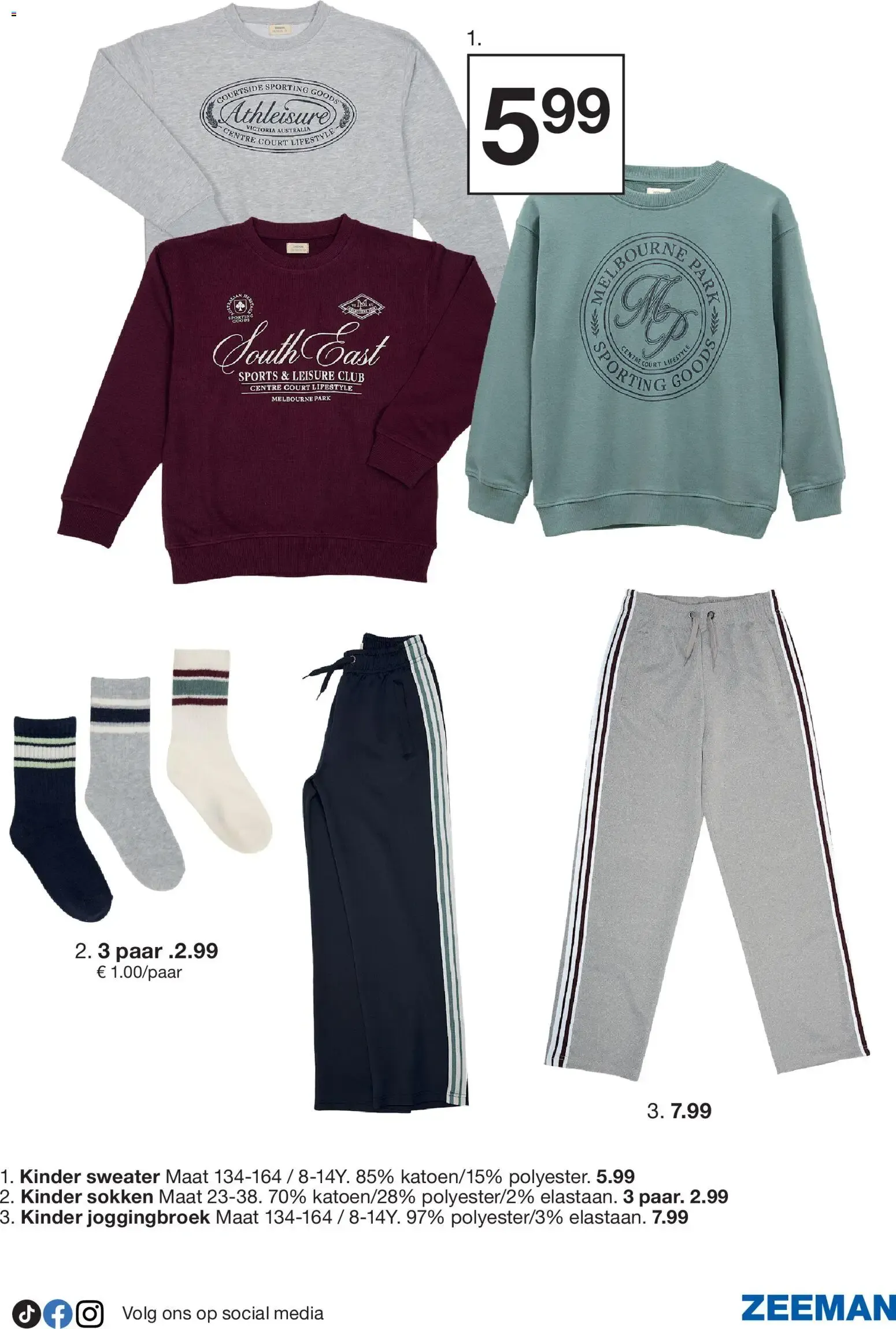 Zeeman: Zachte kleuren en sportieve outfits van 5 september tot 11 september 2026 - Folder pagina 7