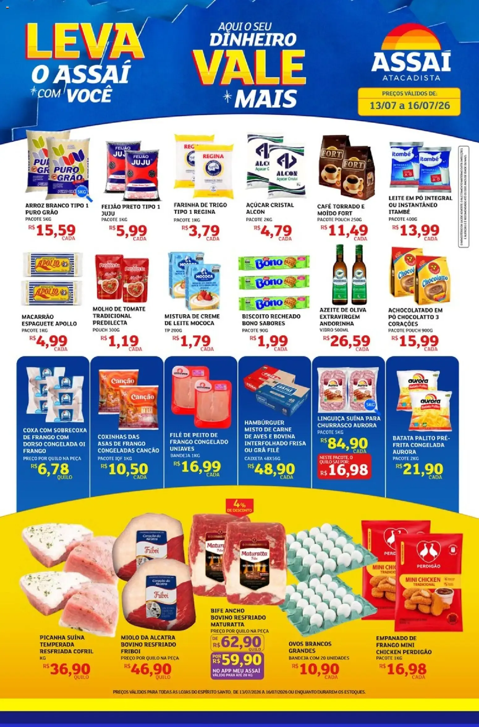 Encarte de Assaí Atacadista ofertas - ES de 13/07/2026 | Promoções Online 13 de julho até 16 de julho 2026 - Pagina 1