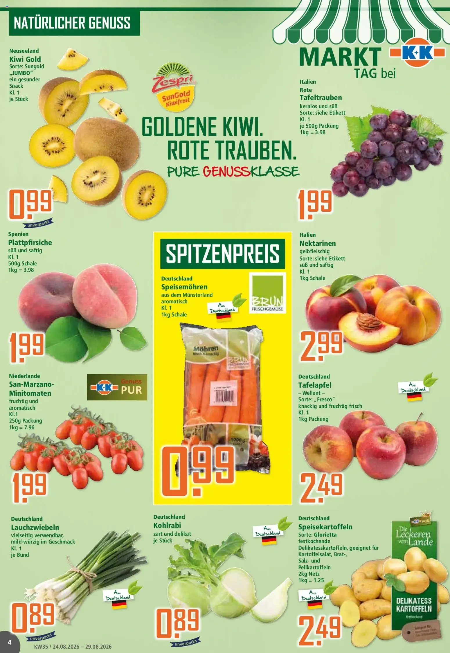 Klaas & Kock Prospekt (ab 24.08.2026) zum Blättern von 24. August bis 29. August 2026 - Prospekt seite 4