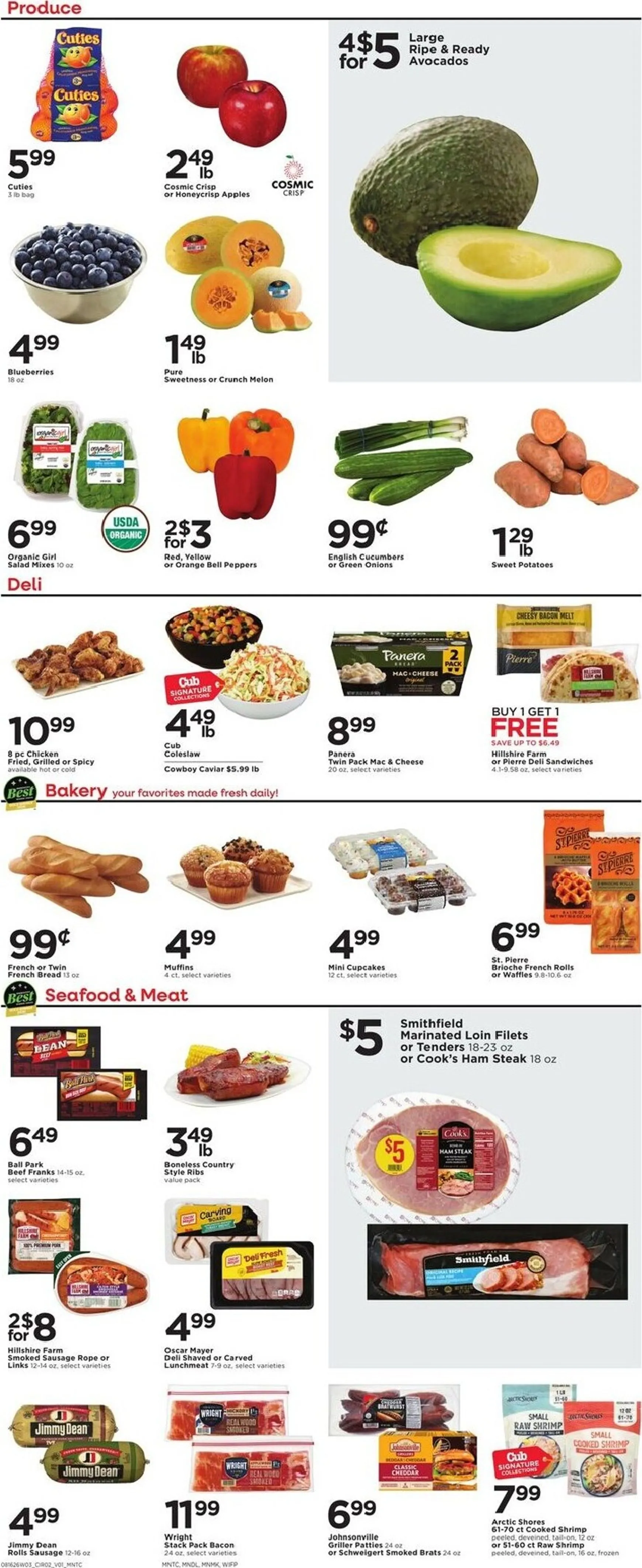 Weekly promotion Current Cub leaflet valid from Sunday 08/16/2026 to Saturday 08/22/2026 spanning from August 16 to August 22 2026 - Page 4 for Catalogue 365
