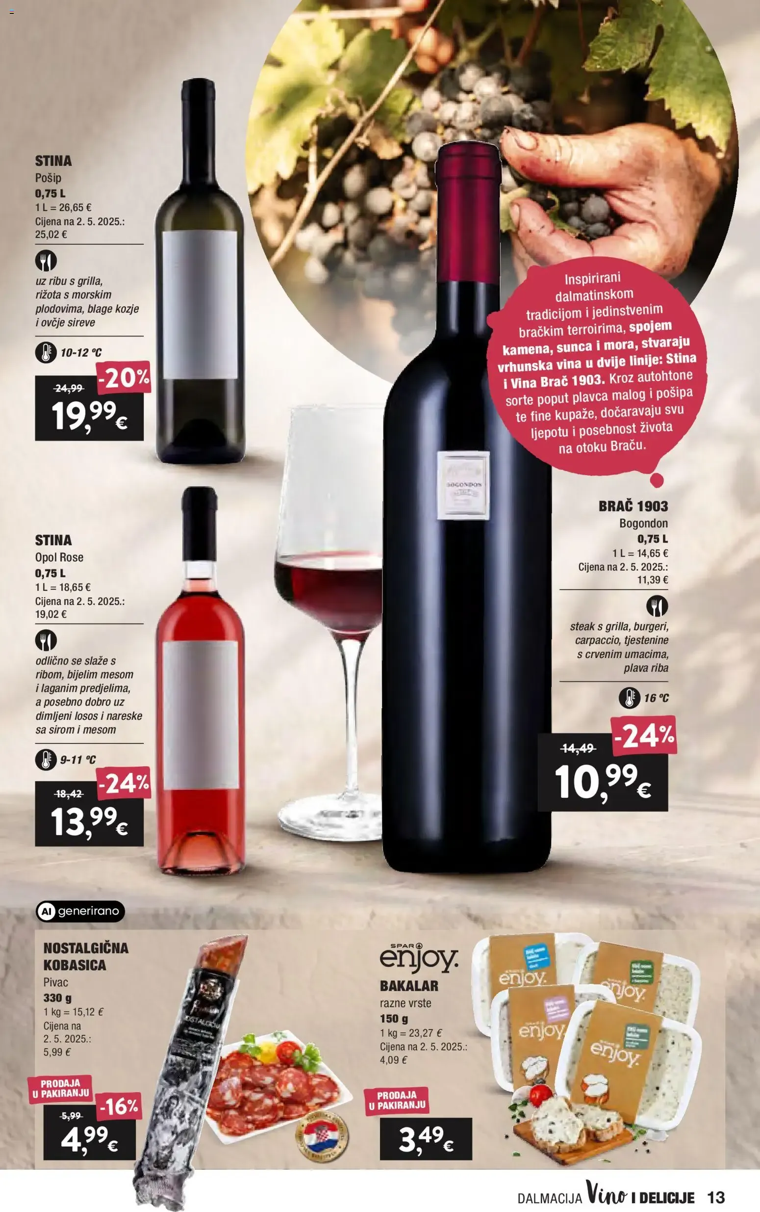 Katalog Vino I DELICIJE od 16. rujna do 6. listopada 2026. - Pregled Stranica 13