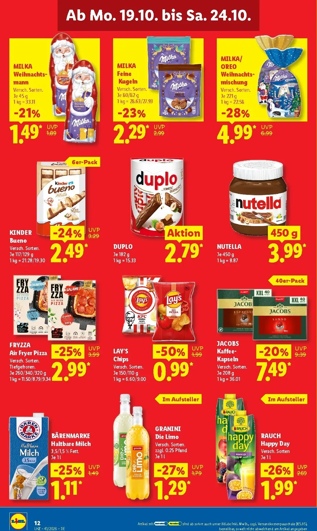 Lidl Prospekt – von Montag 19.10.2026 bis Samstag 24.10.2026 von 19. Oktober bis 24. Oktober 2026 - Prospekt seite 23