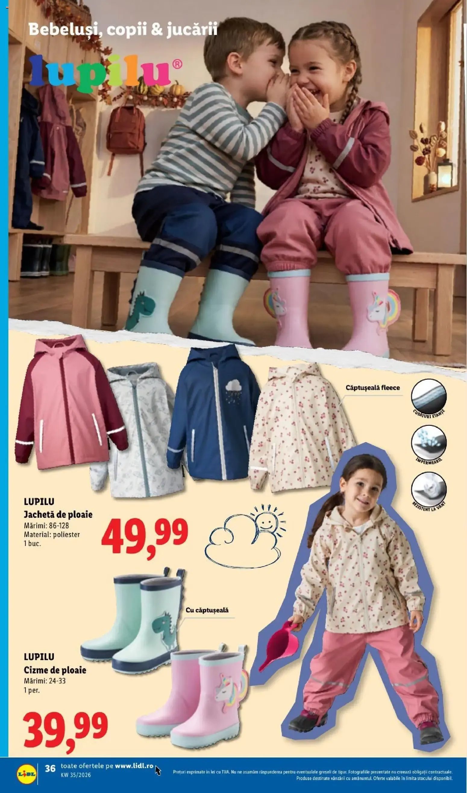 Catalog LIDL: Ieftin și înainte, și după ziua de salariu (Ofertas del 24 al 30 de agosto de 2026) de la 24 august până la 30 august 2026 - Revista Pagina 36