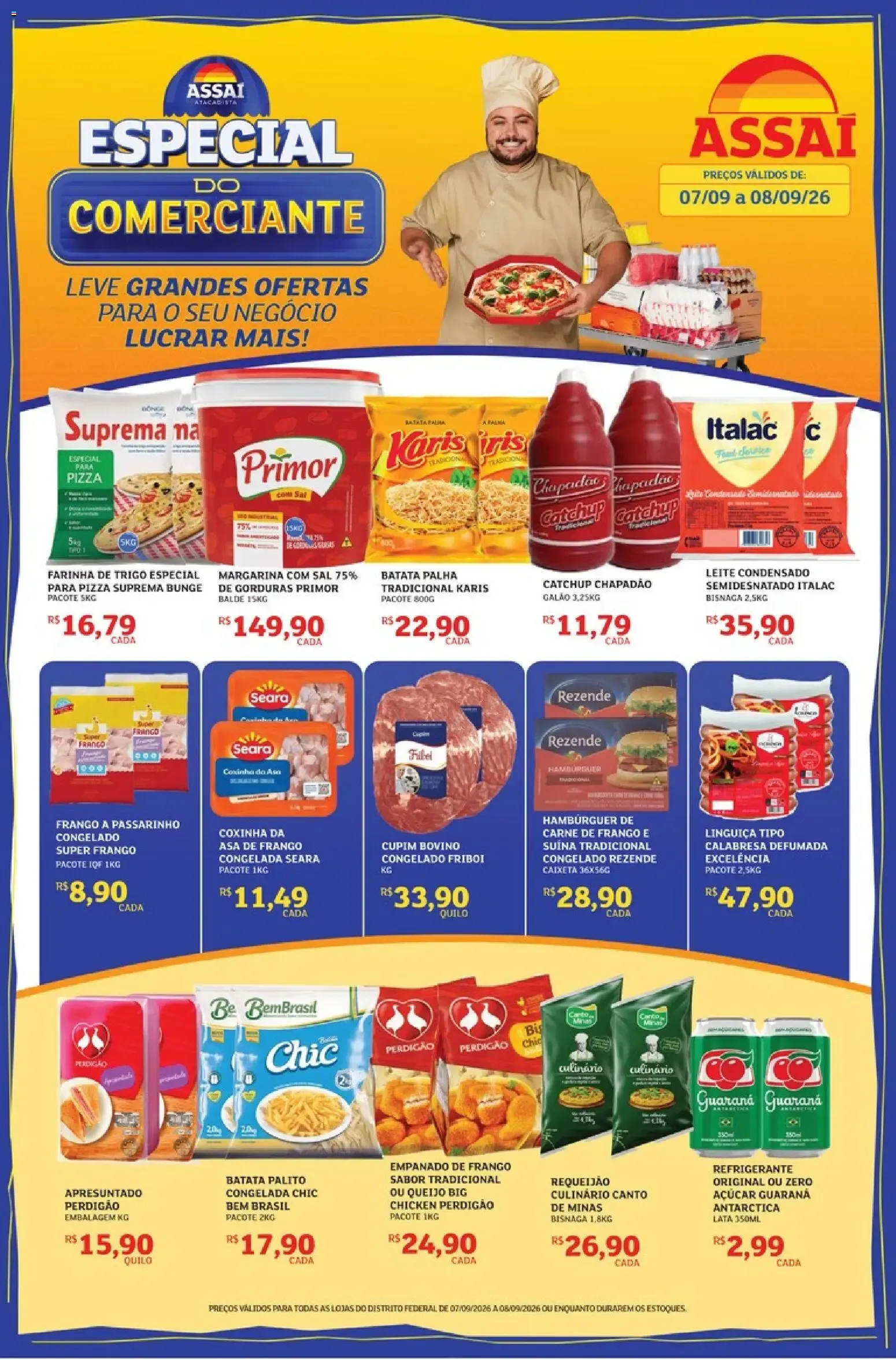 Encarte de Assaí Atacadista ofertas - DF de 07/09/2026 | Promoções Online 7 de setembro até 8 de setembro 2026 - Pagina 1