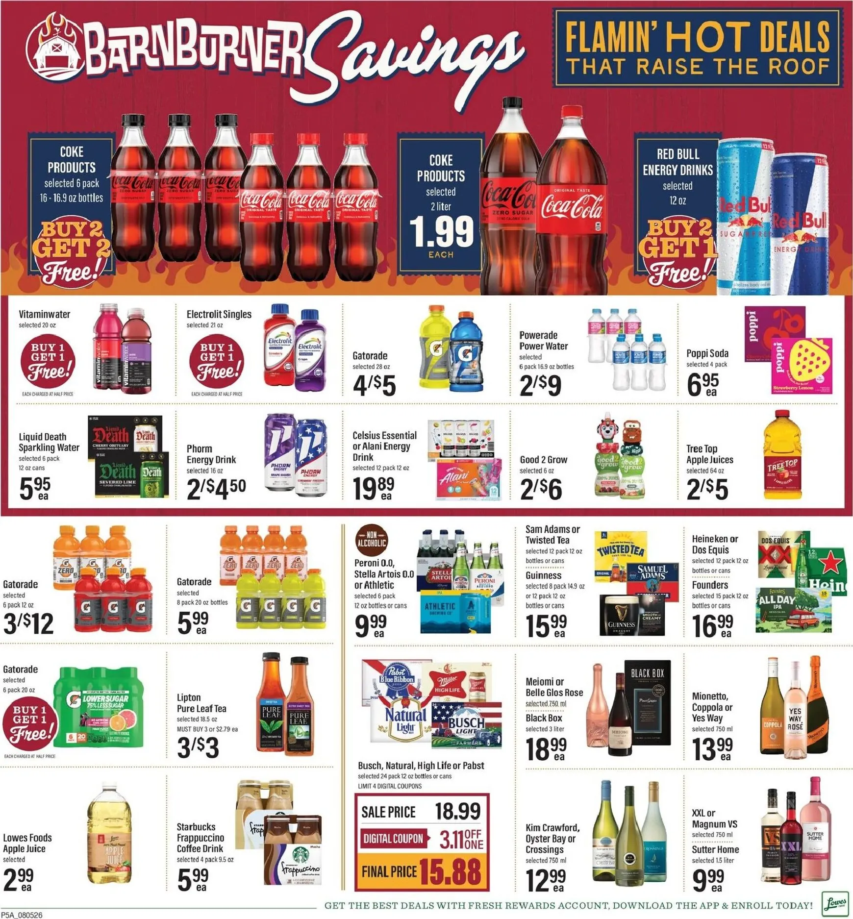Weekly ad Current Lowes Foods leaflet valid from Wednesday 08/05/2026 to Tuesday 08/11/2026 from August 5 to August 11 2026 - Page 8