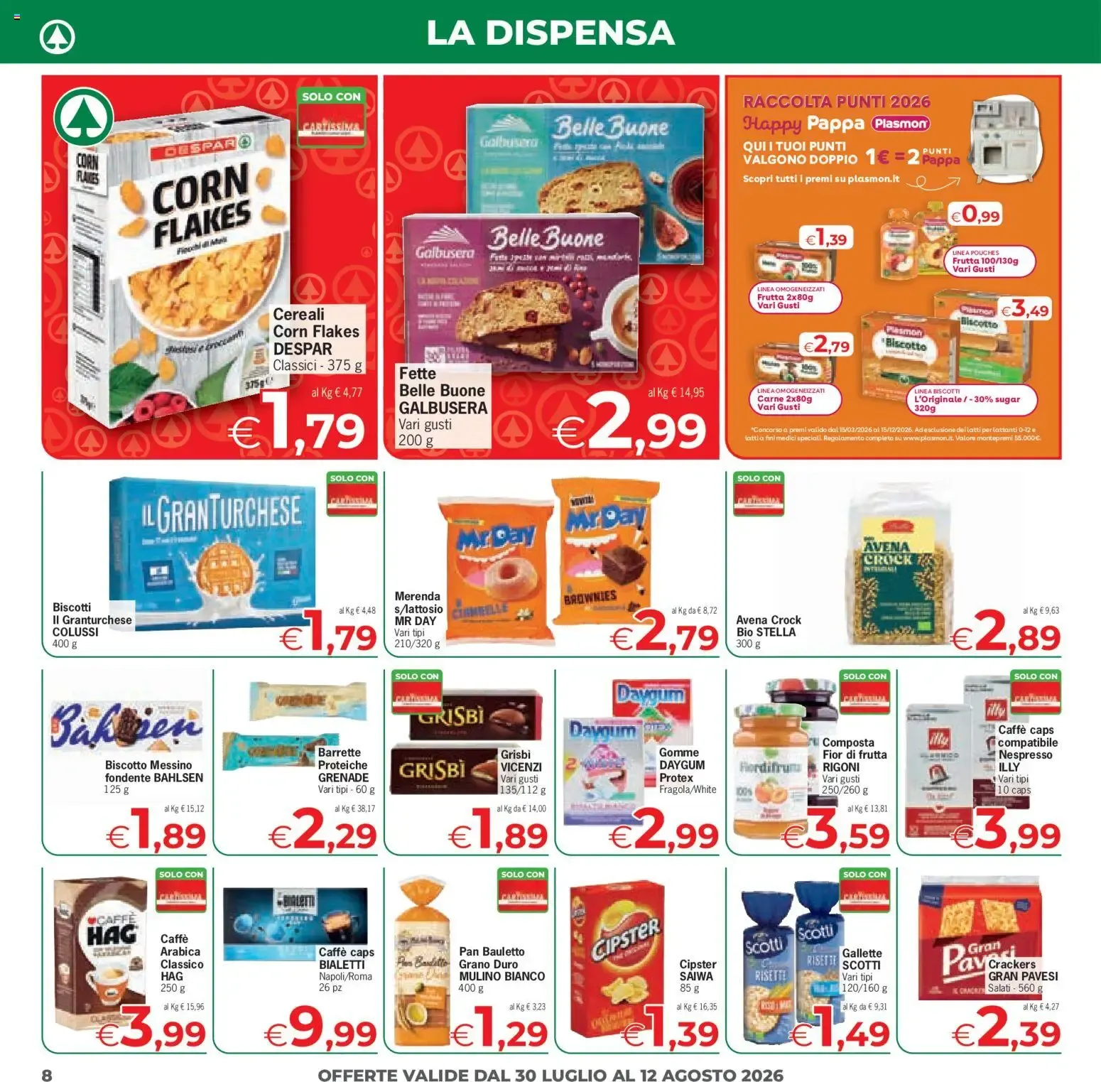 Despar Eurospar - Offerte Sotto l'Ombrellone da 30 luglio a 12 agosto di 2026 - Pagina del volantino 7