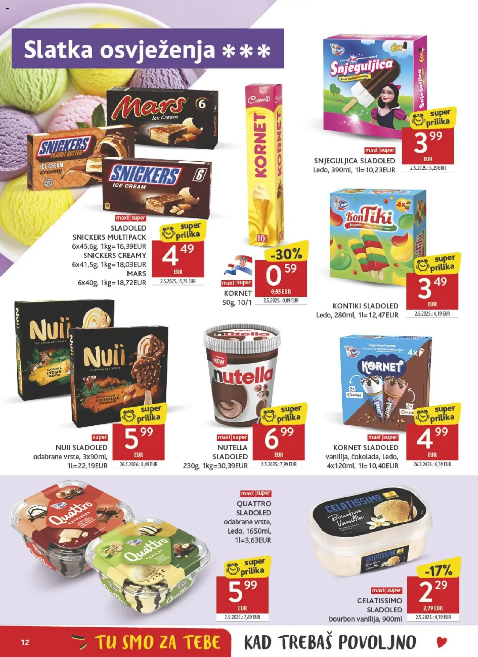 Katalog Konzum Katalog novi od 15.07.2026 na listanje > letak digitalni od 15. srpnja do 21. srpnja 2026. - Pregled Stranica 12