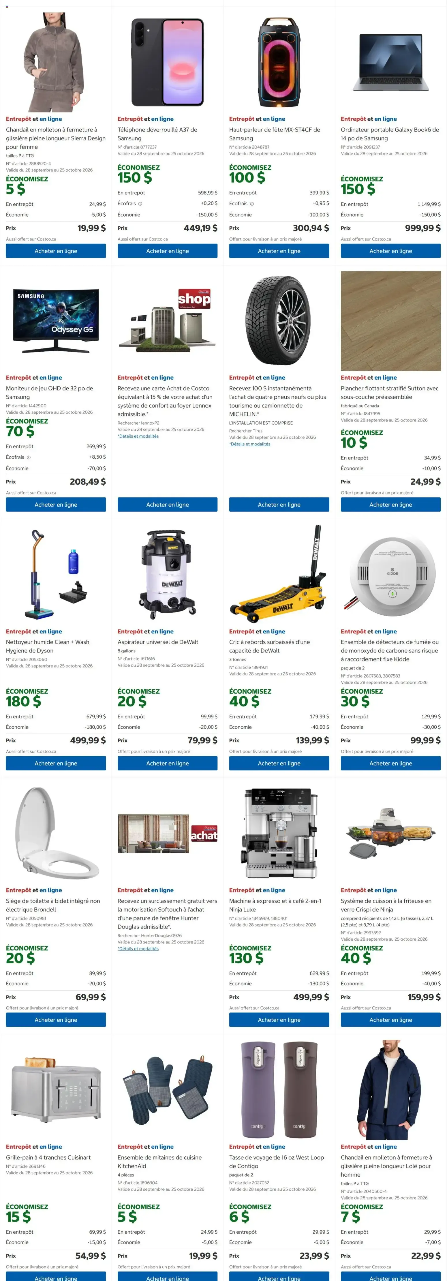 Costco circulaire from Sep 28, 2026 > weekly specials & deals from September 28 to October 11 2026 - flyer page 2